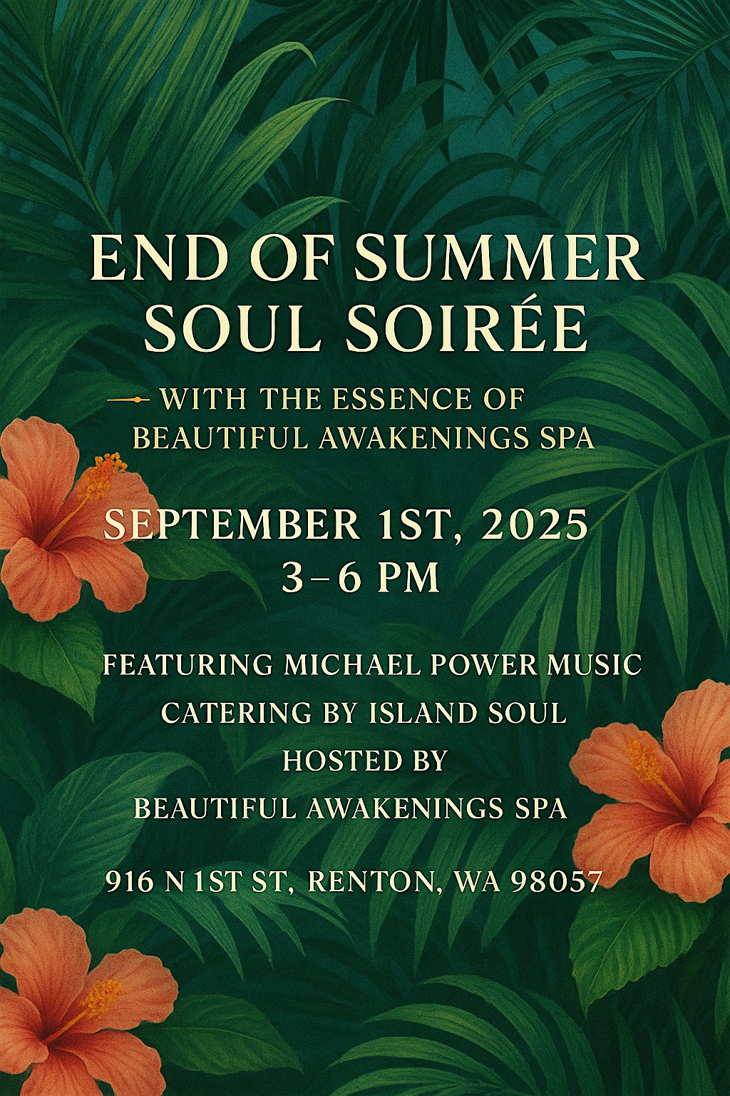 End of Summer Soul Soiree at 916 North 1st Street, Renton, WA, USA – Renton, WA