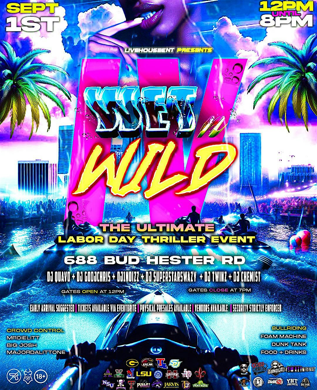 WET ND WILD 4 (TWINSTAYLIT) at 688 Bud Hester Road, Chatham, LA, USA – Chatham, LA