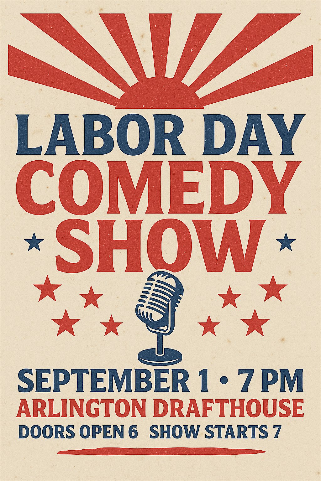 The Labour Day Comedy Show! at Arlington Cinema and Drafthouse – Arlington, VA