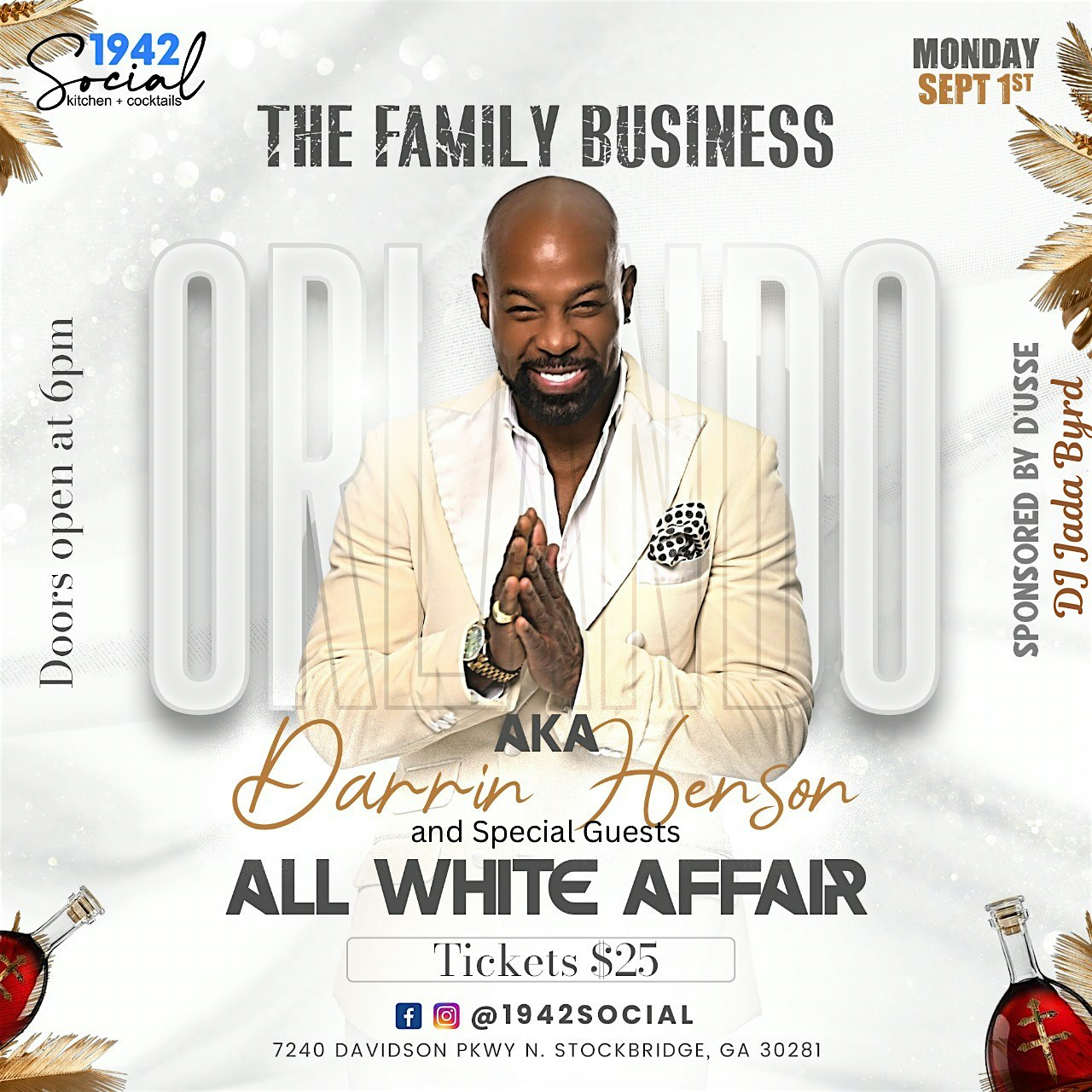 “The Family Business” All White Affair hosted by Darrin Henson at 1942 Social – Stockbridge, GA