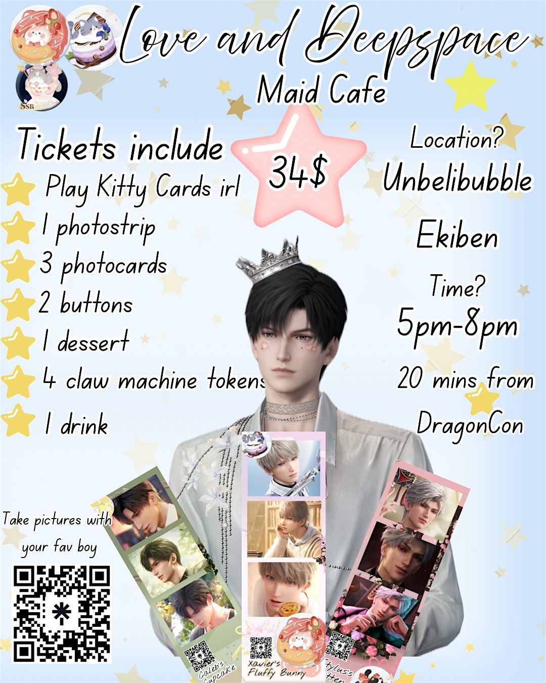 Love and Deepspace Maid Cafe at Unbelibubble Ekiben Doraville – Doraville, GA