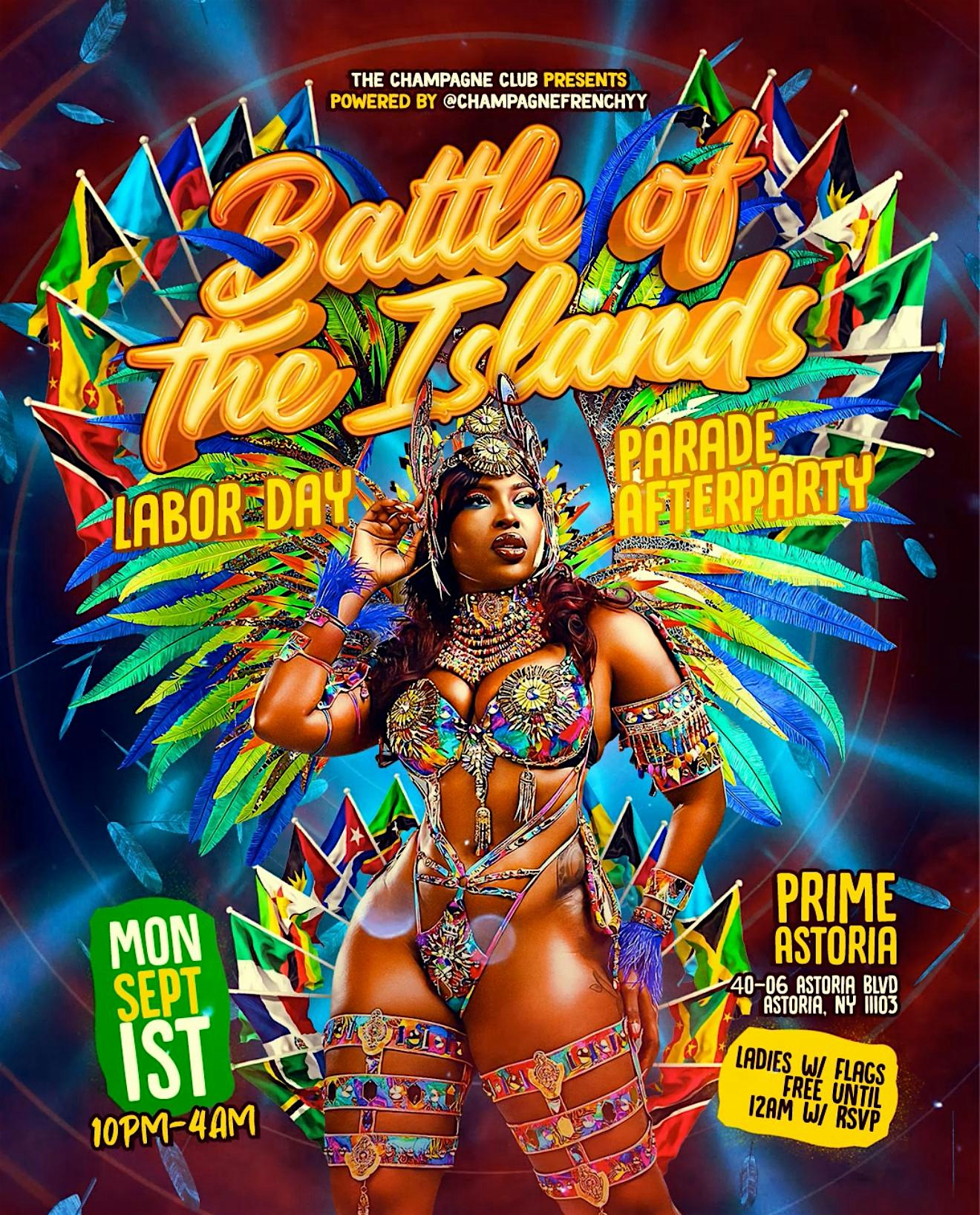 BATTLE OF THE ISLANDS: LABOR DAY AFTERPARTY at Prime Astoria – Queens, NY