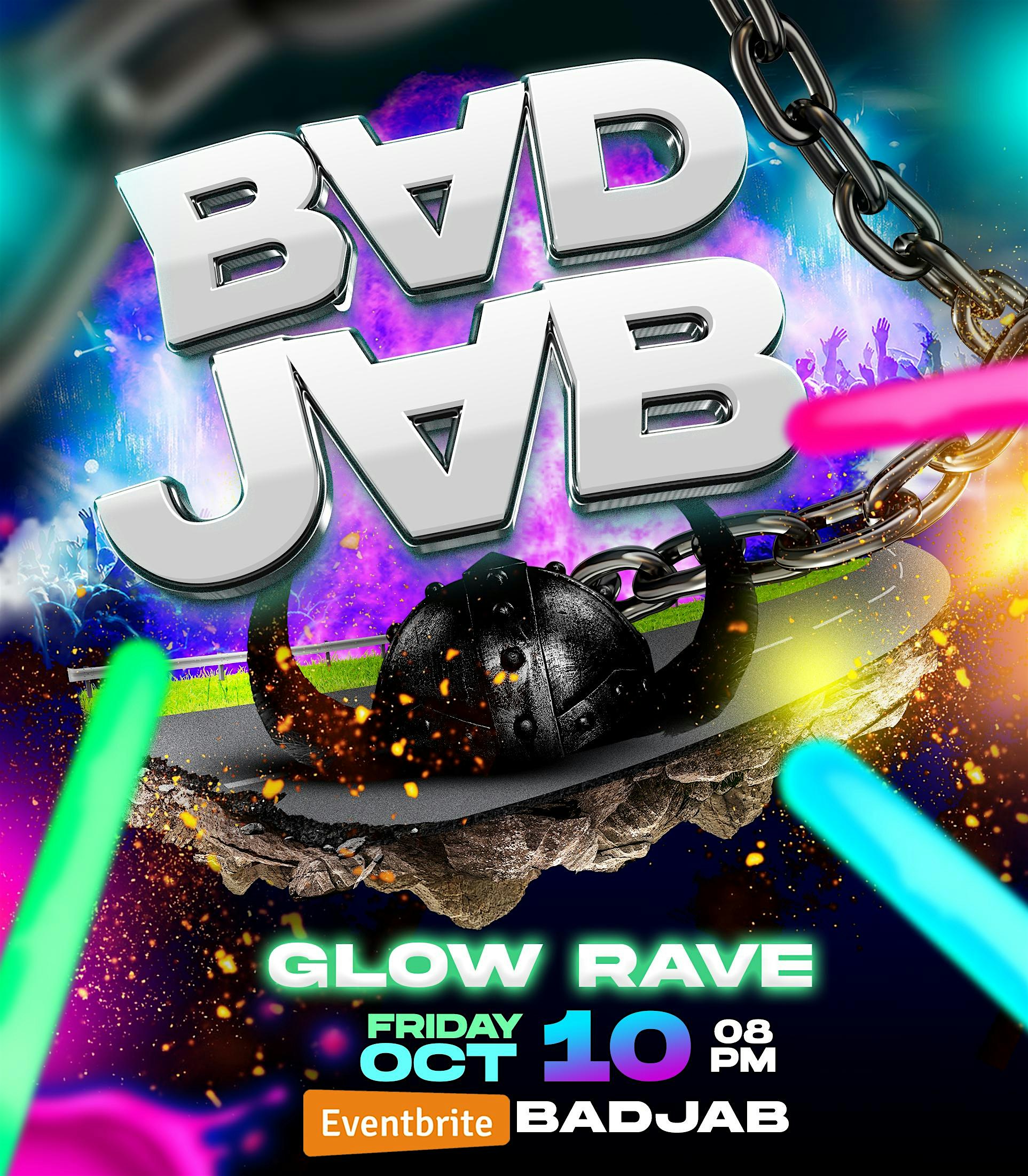 BAD JAB “Glow Rave” at The Jab Arena – Miami, FL