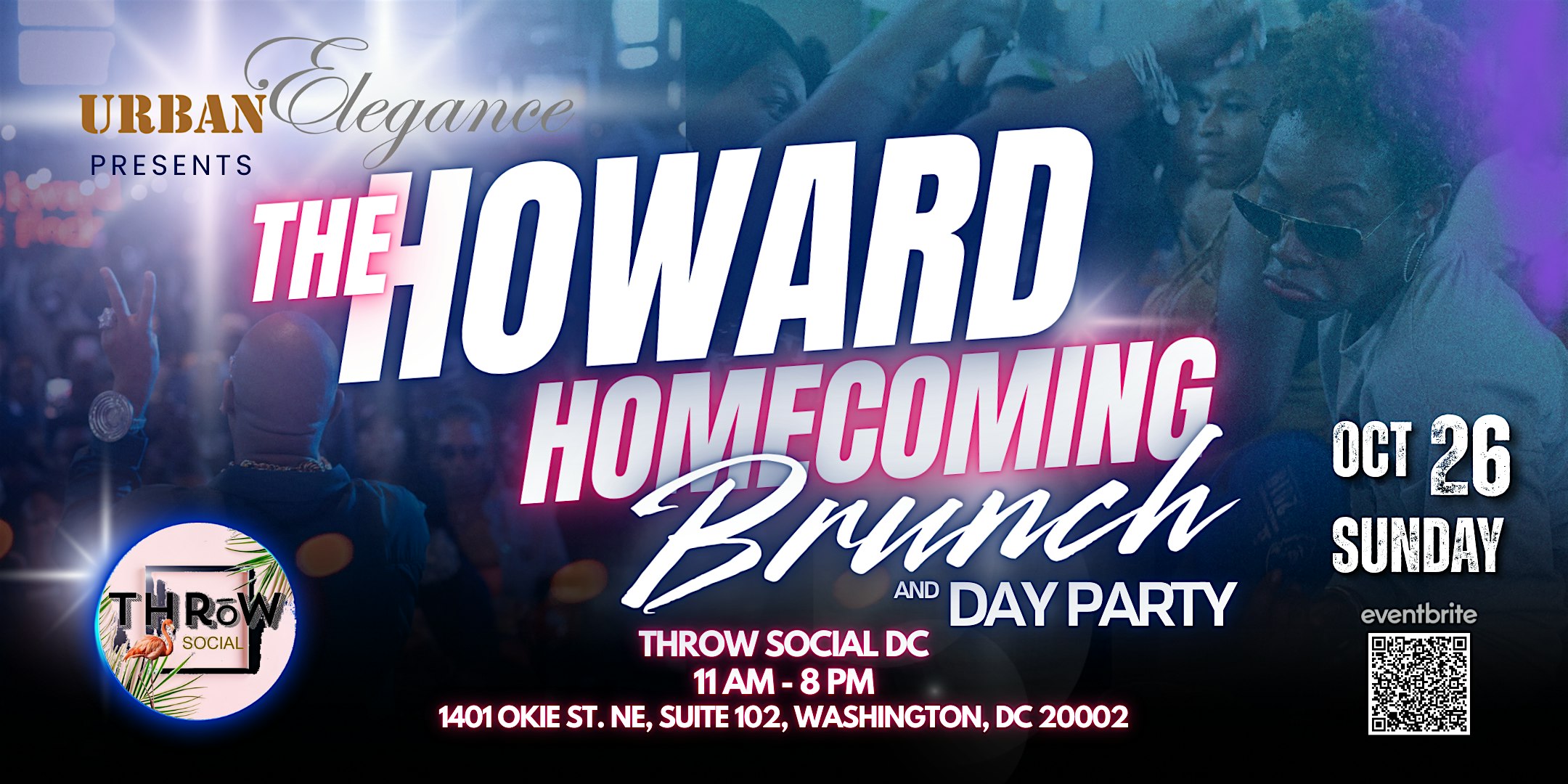 Urban Elegance Presents The HU Homecoming Alumni Brunch & Bubbly 2025 at THR?W Social – Washington, DC