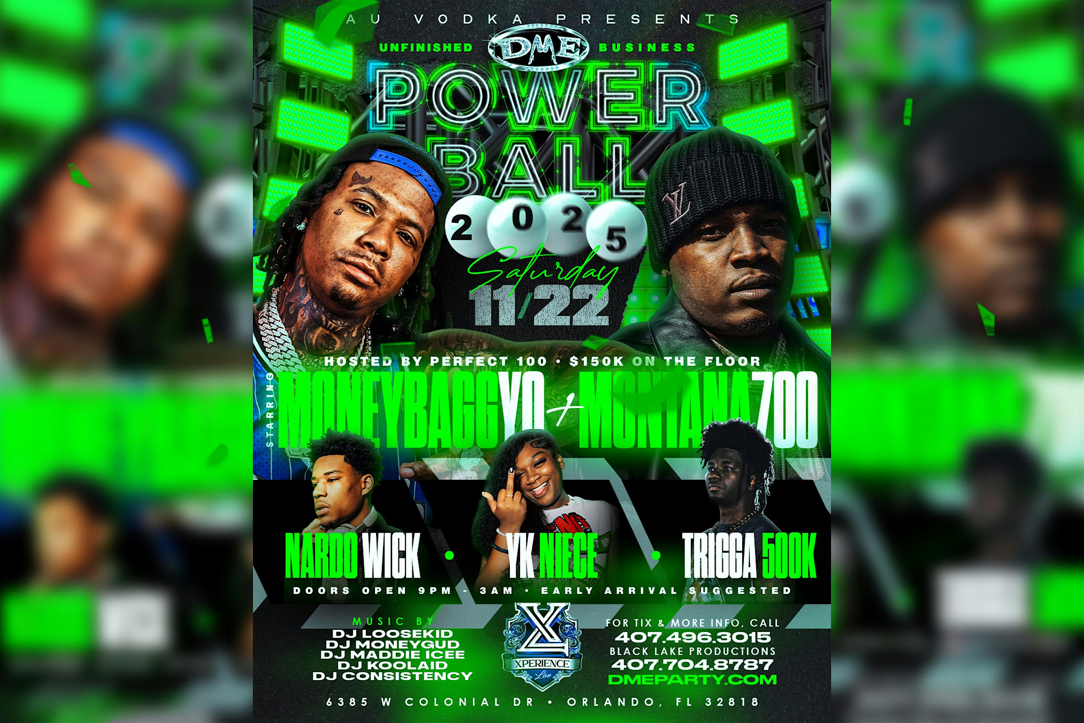 2025 Classic Weekend – Power Ball (Moneybagg Yo & Montana 700 Live) at Xperience Live Event Center – Orlando, FL
