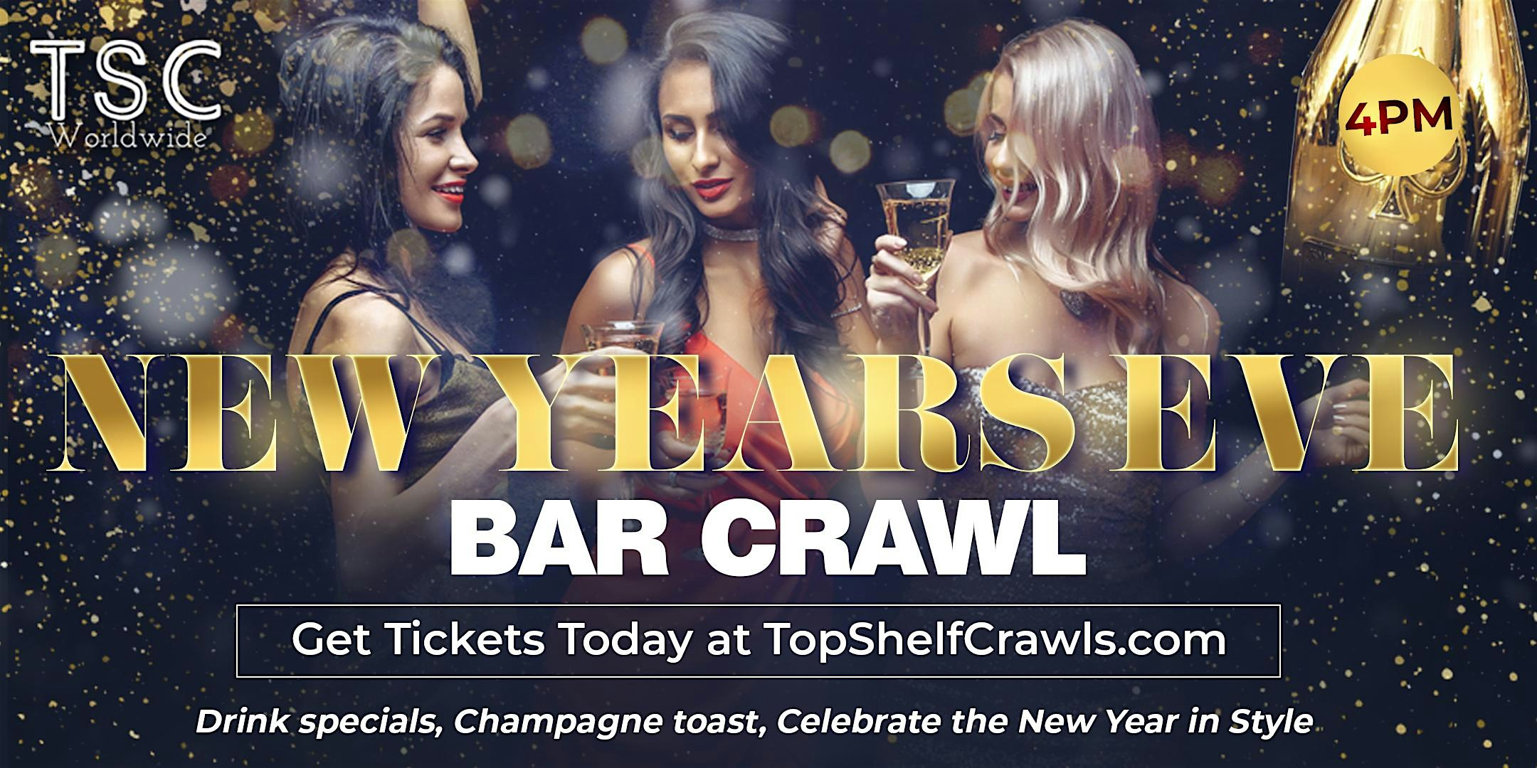 New Years Eve Bar Crawl – Ft Myers at The HIDEAWAY .Bar – Fort Myers, FL