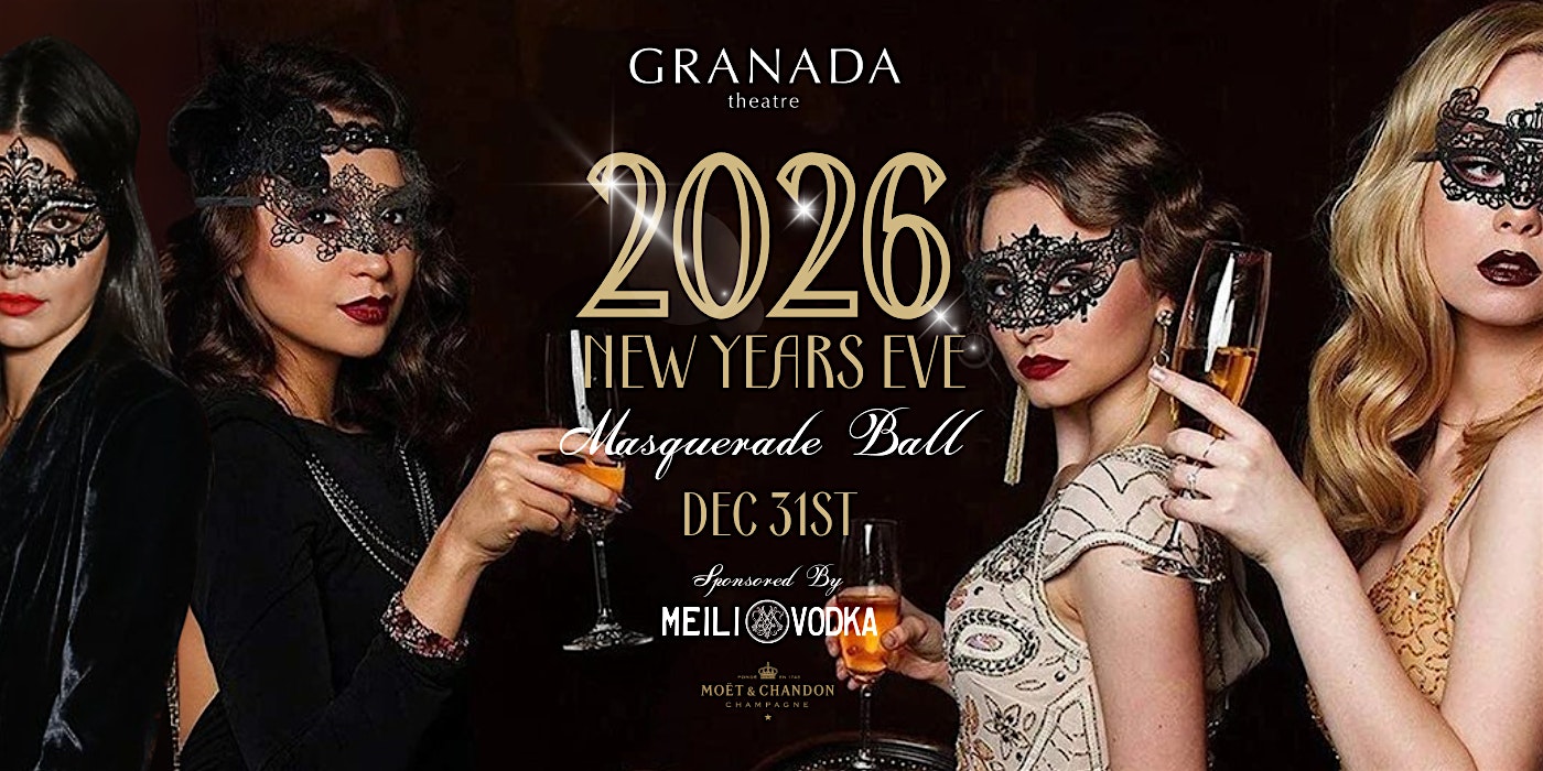 New Years Eve Masquerade Ball at Granada Theatre – Morgan Hill, CA