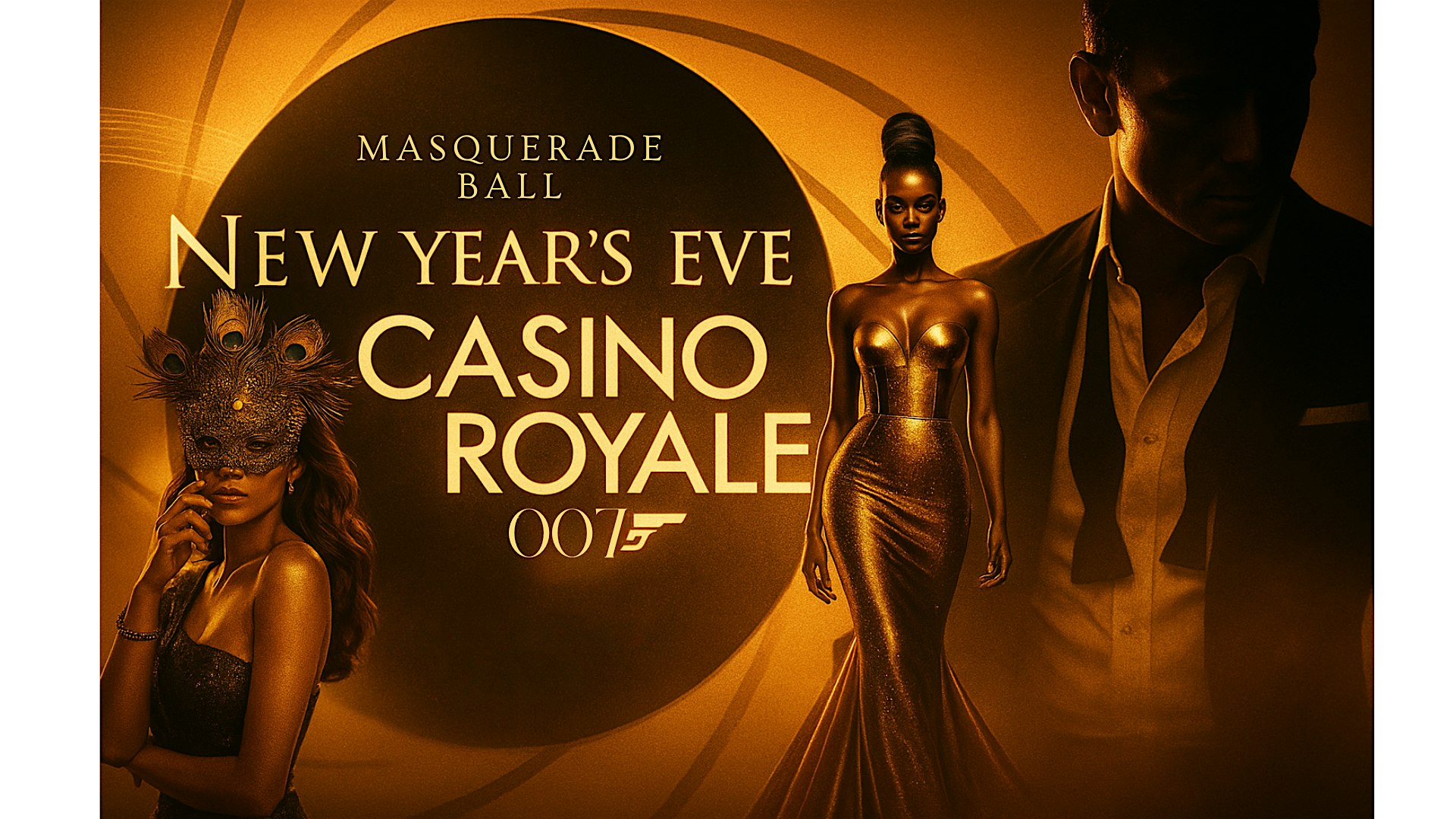 NYE Black Tie Masquerade Affair| Casino Royale 007 Countdown to 2026 at Houston Marriott West Loop by The Galleria – Houston, TX