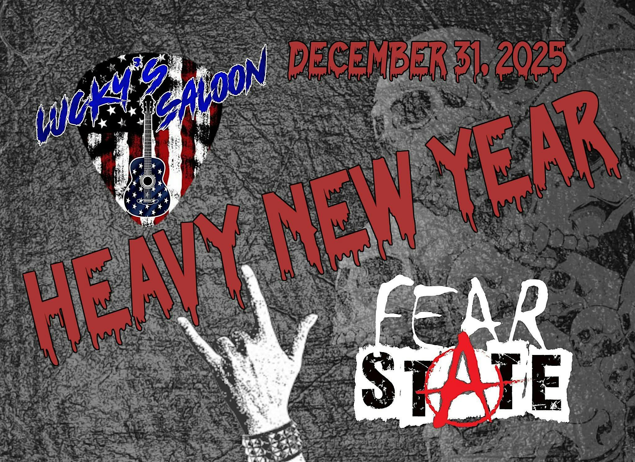 Heavy New Year at Lucky’s Saloon Burlington – Burlington, NC