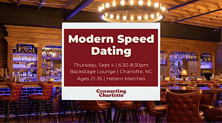 Modern Speed Dating & Match Making | 21-35 | Hetero Matches at BackStage Lounge at SouthBound – Charlotte, NC