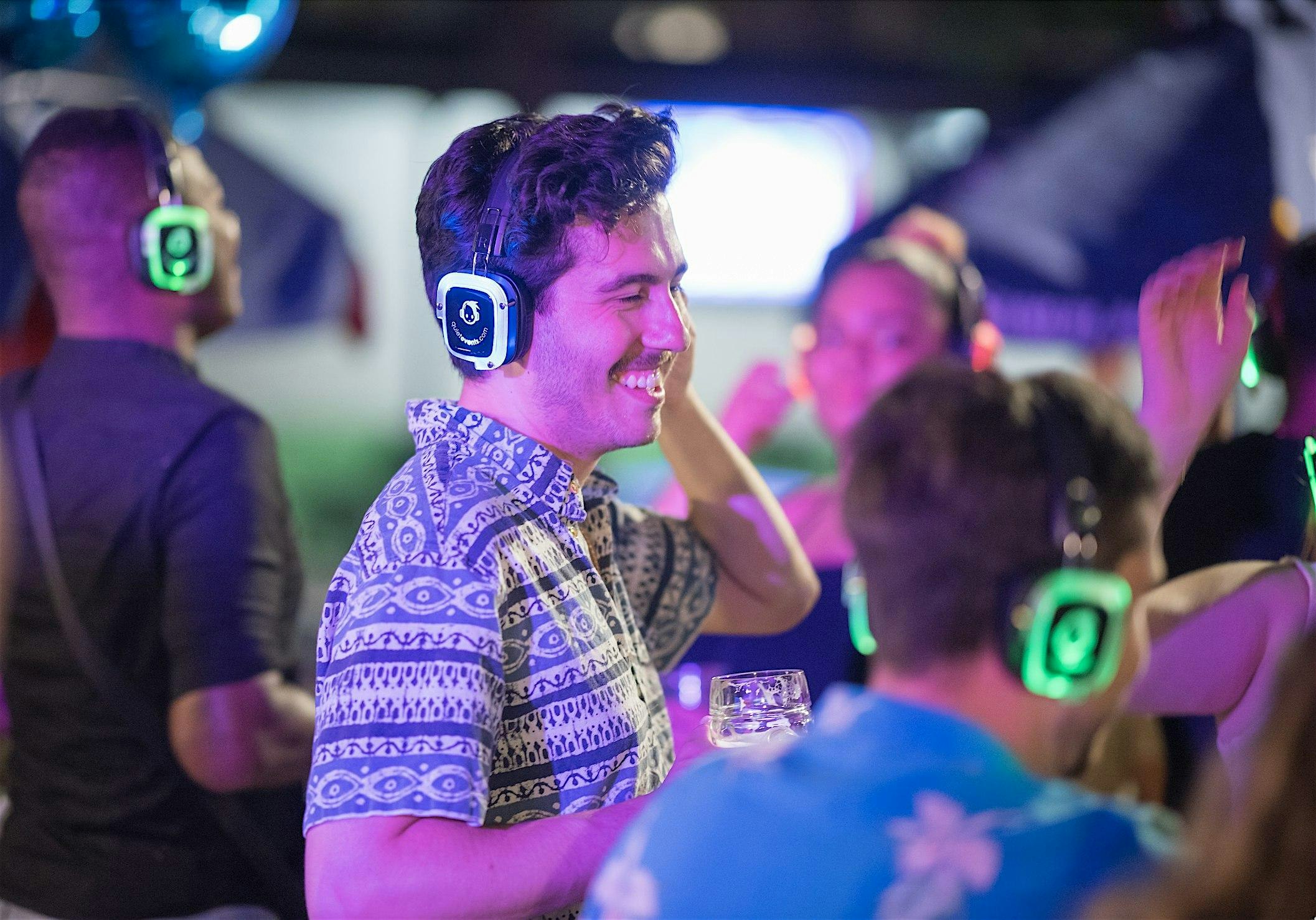 Silent Disco: Beer Garden Bash with 3 Live DJs at Bohemian Beer Garden – Queens, NY