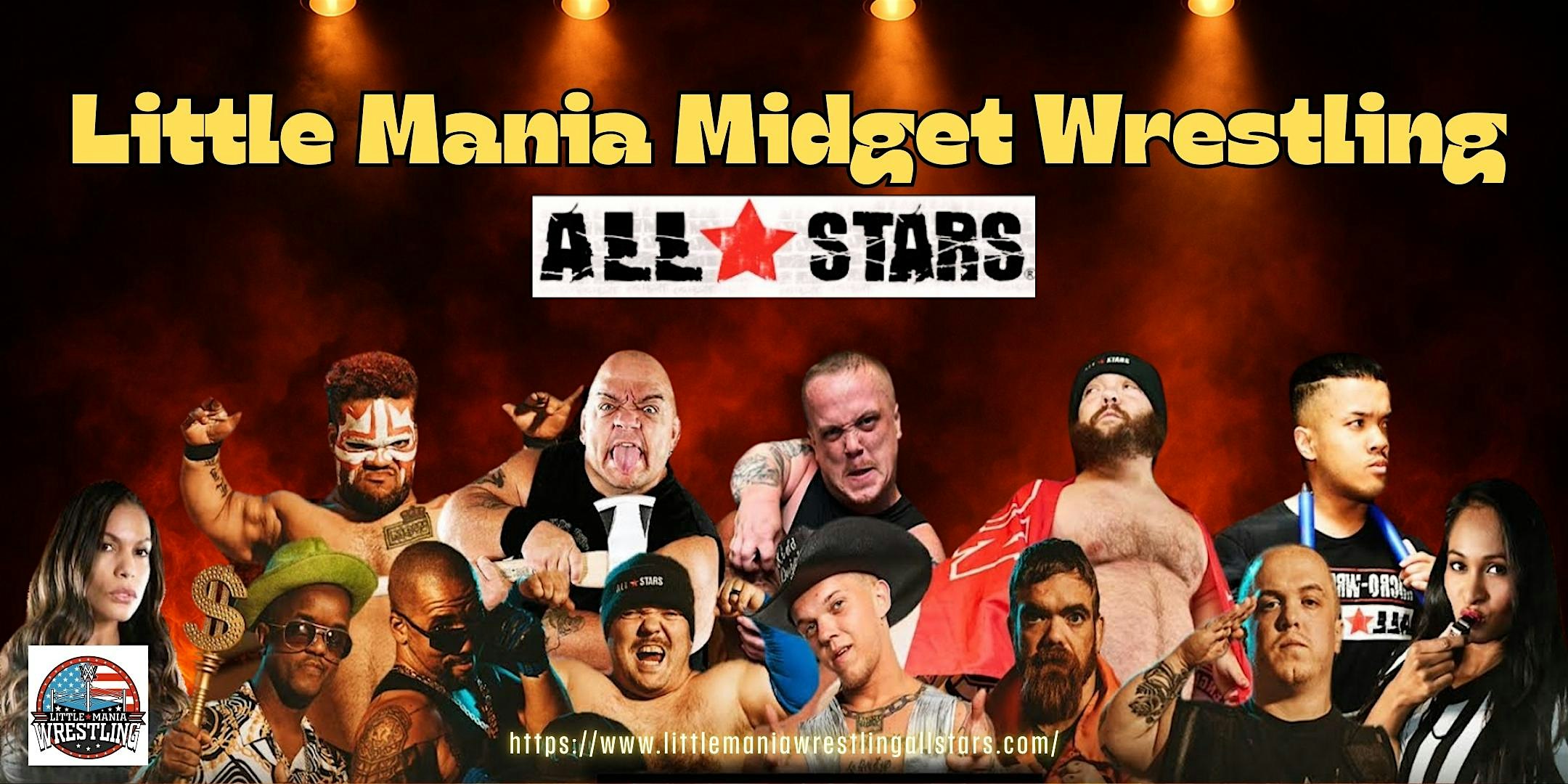 Little Mania Wrestling: Big Fun, Tiny Midget Wrestling! Pierre Part, LA! at Sharky – Pierre Part, LA