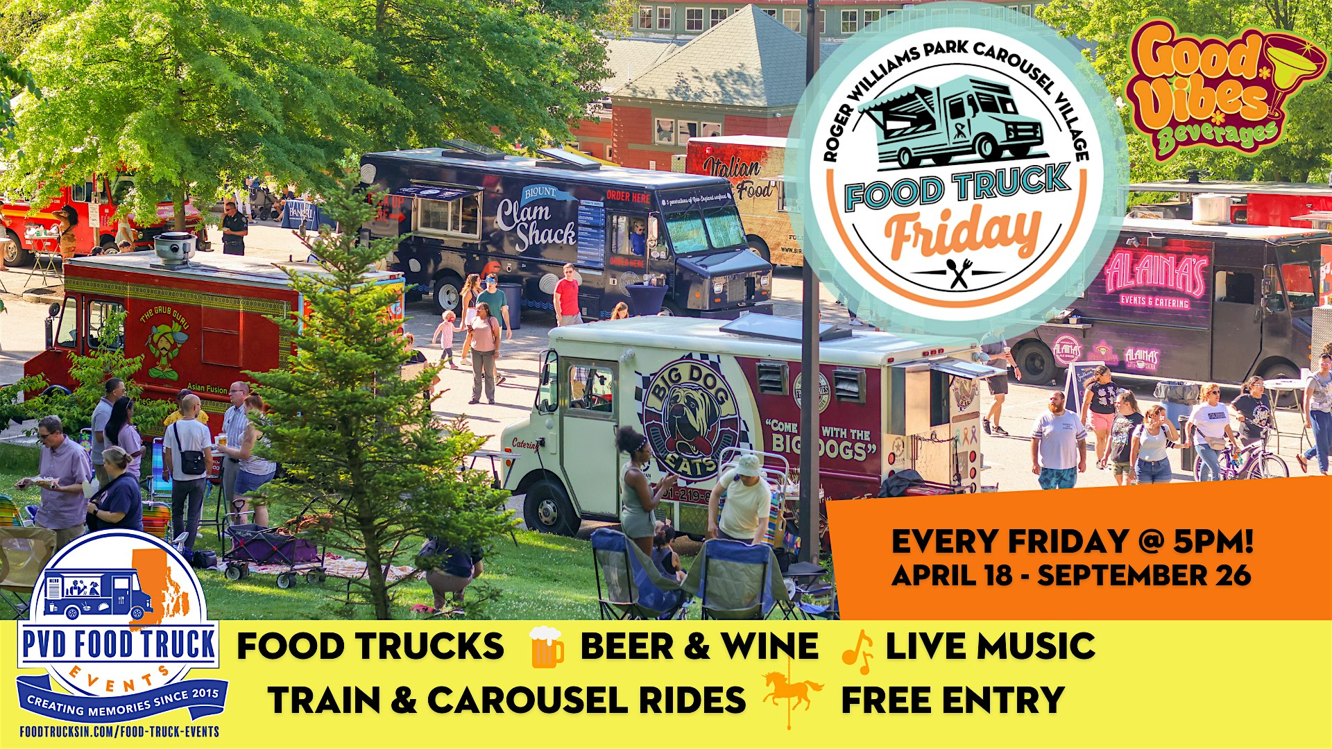Food Truck Friday Roger Williams Park at Roger Williams Park Carousel Village – Providence, RI
