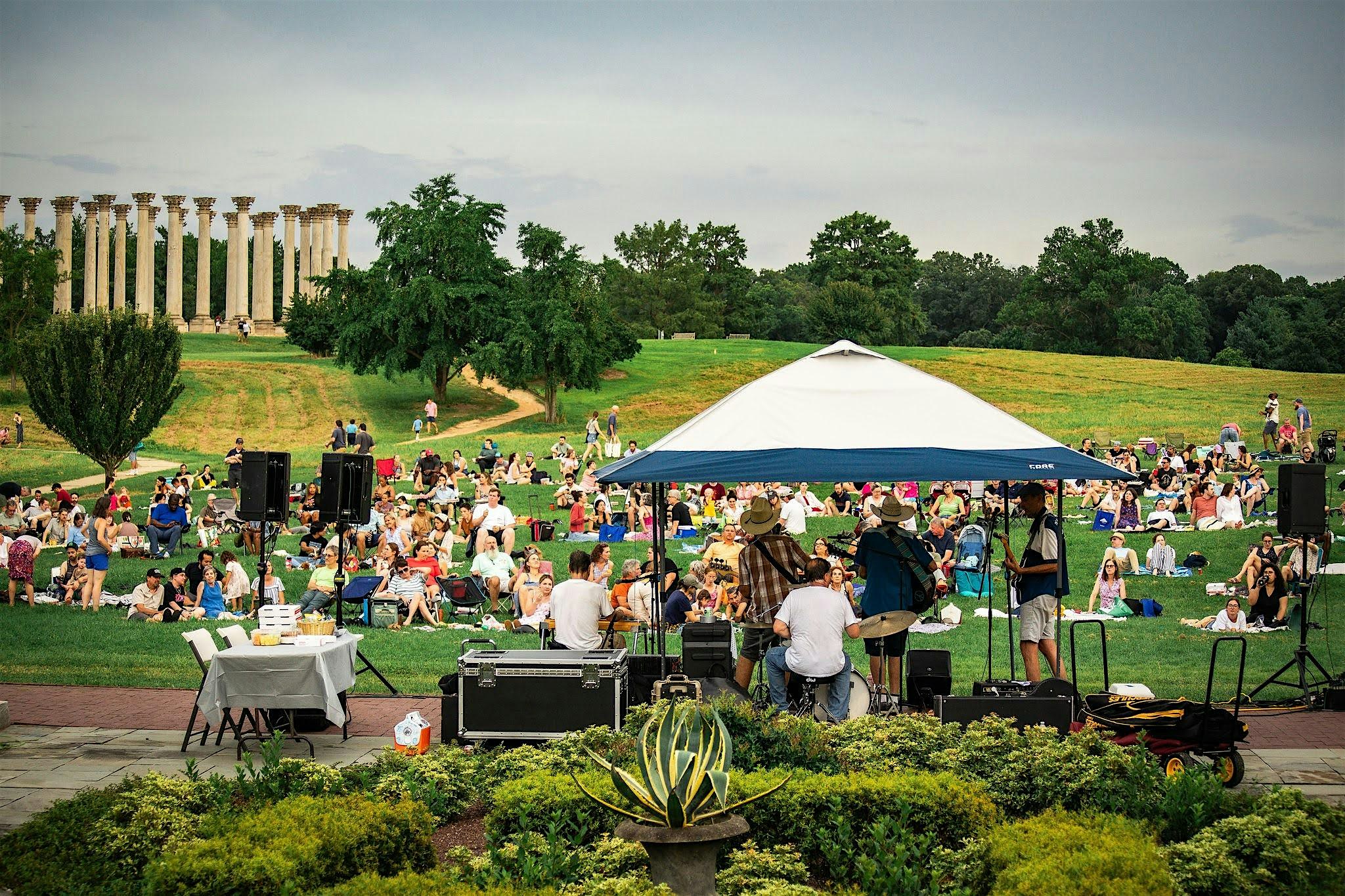 Music In The Meadow: Rock Garden ft. Route 66 Band at U.S. National Arboretum — Meadow Road – Washington, DC