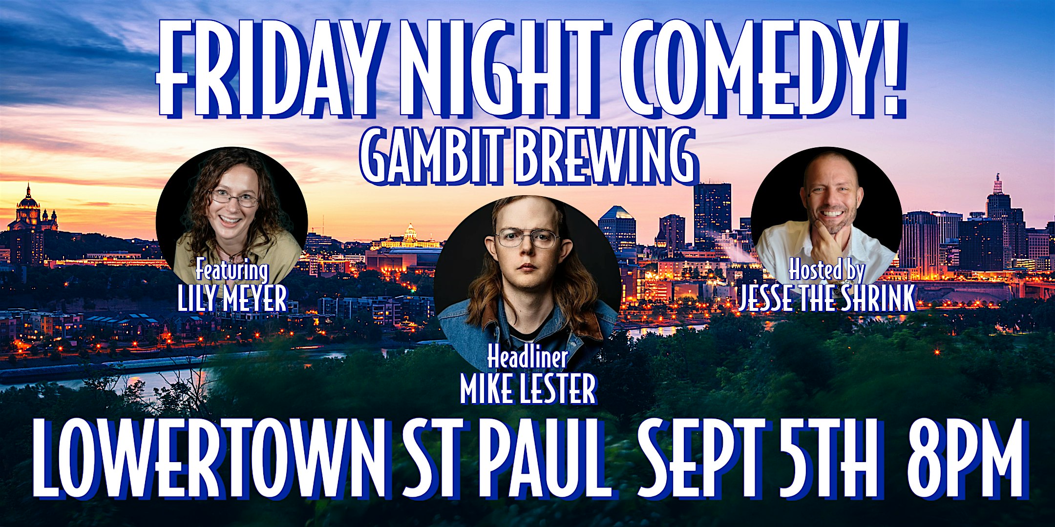 Friday Night Comedy with headliner Mike Lester at Gambit Brewing in St Paul at Gambit Brewing Co – Saint Paul, MN