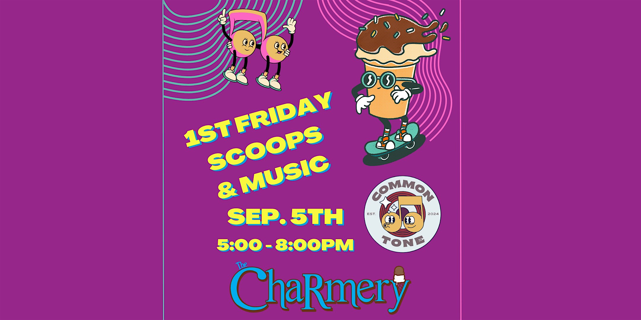 1st Friday Scoops & Music at The Charmery Ice Cream Factory – Baltimore, MD