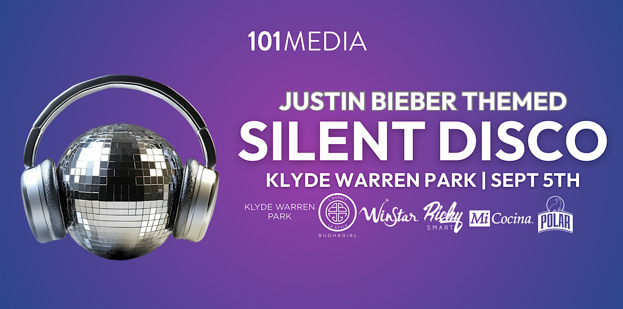Dallas Silent Disco at Klyde Warren Park at Klyde Warren Park – Dallas, TX