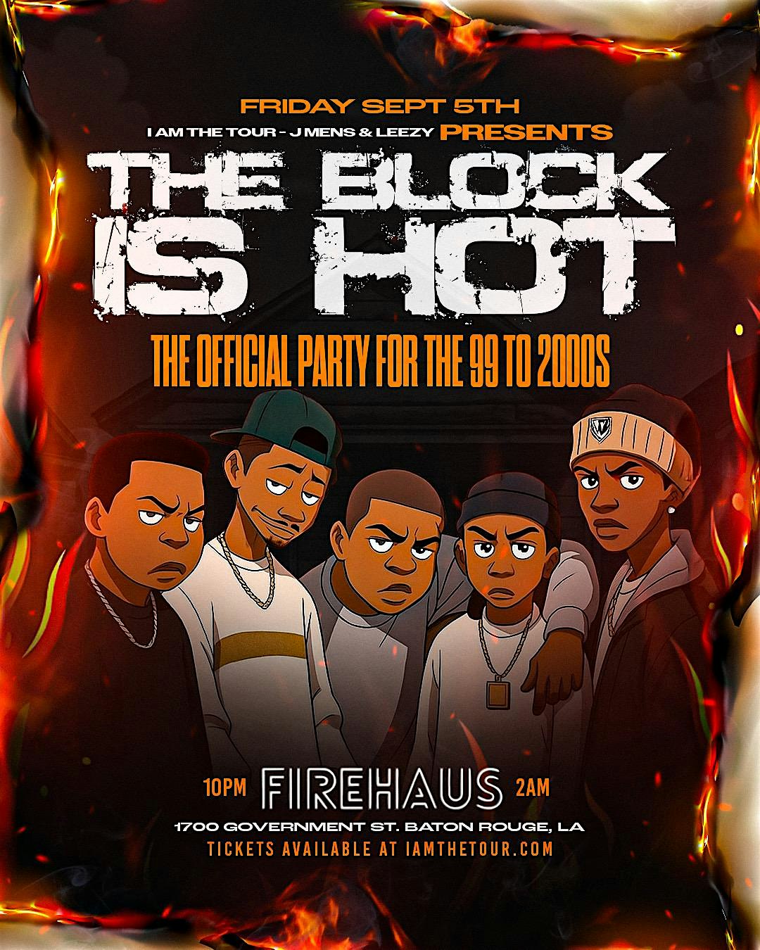 The Block Is Hot 99-00 Party at Firehaus – Baton Rouge, LA