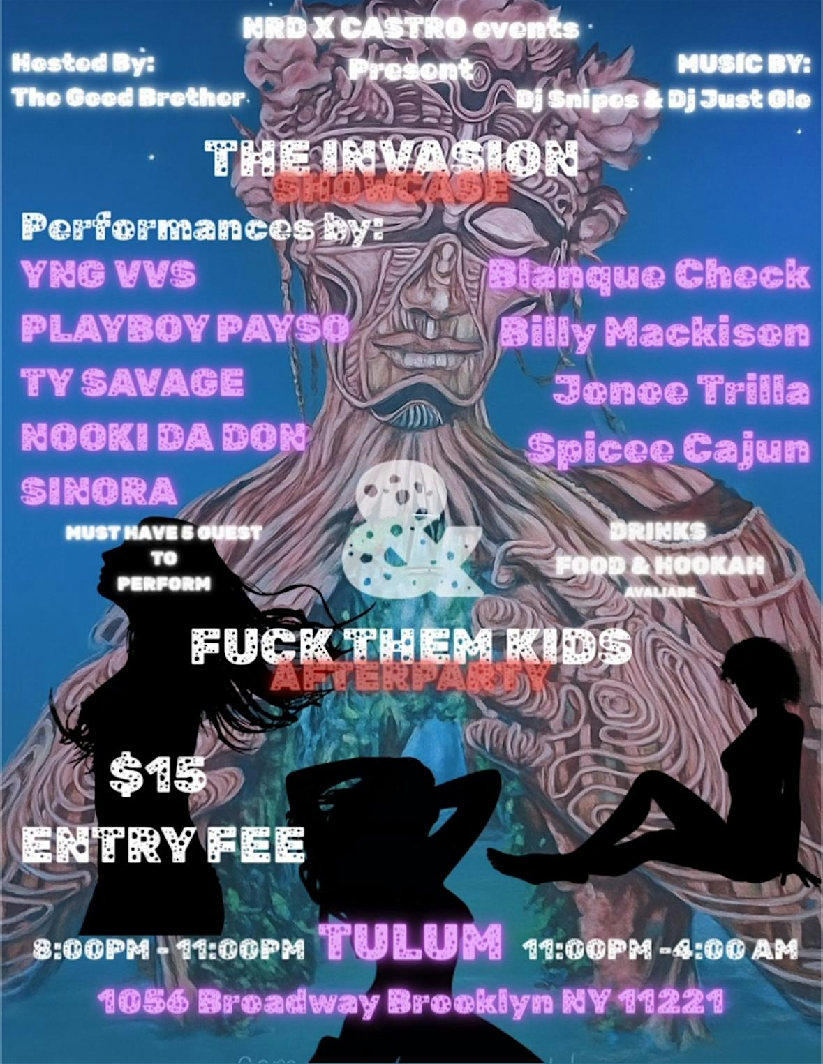 The Invasion Showcase & After Party at Tulum Brooklyn – Brooklyn, NY