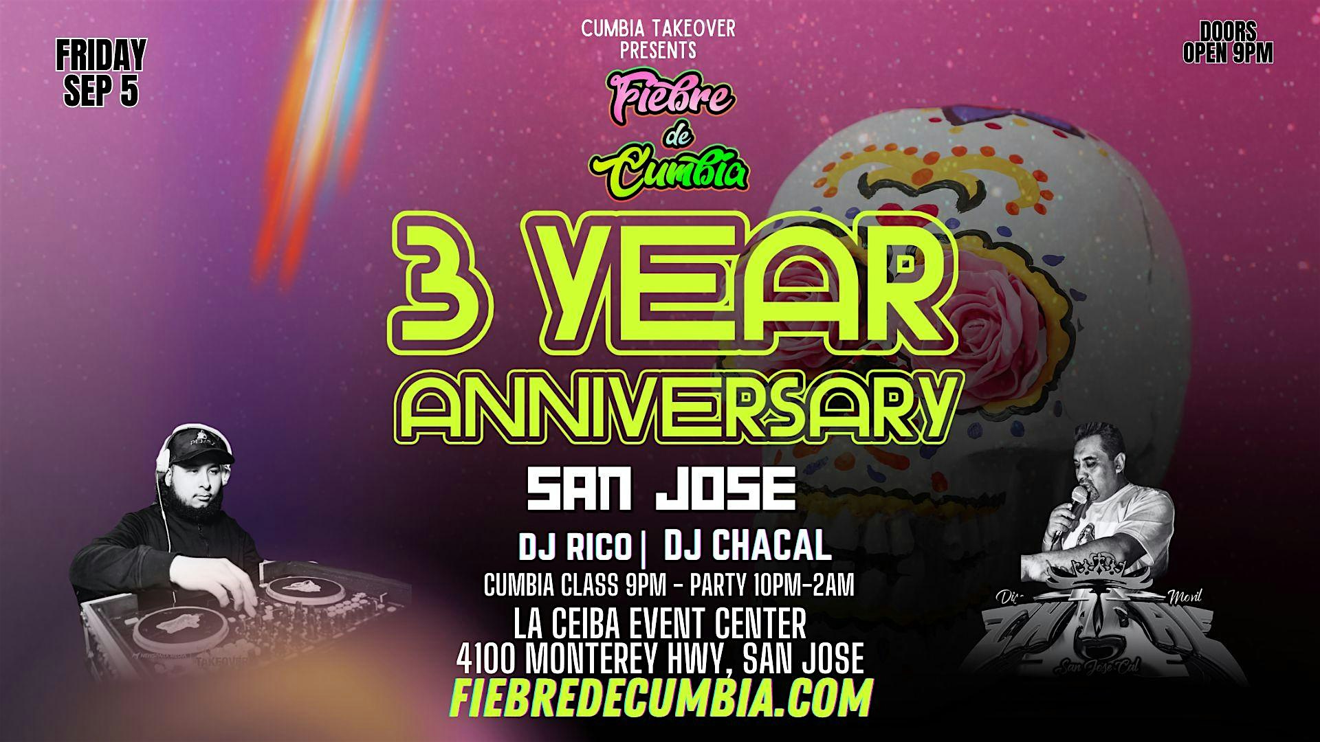 FIEBRE DE CUMBIA – SAN JOSE SEP 5 at mariscos la ceiba monterrey rd – San Jose, CA