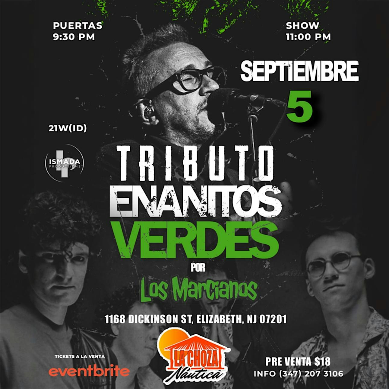 Tributo a Enanitos Verdes at La Choza Náutica – Elizabeth, NJ
