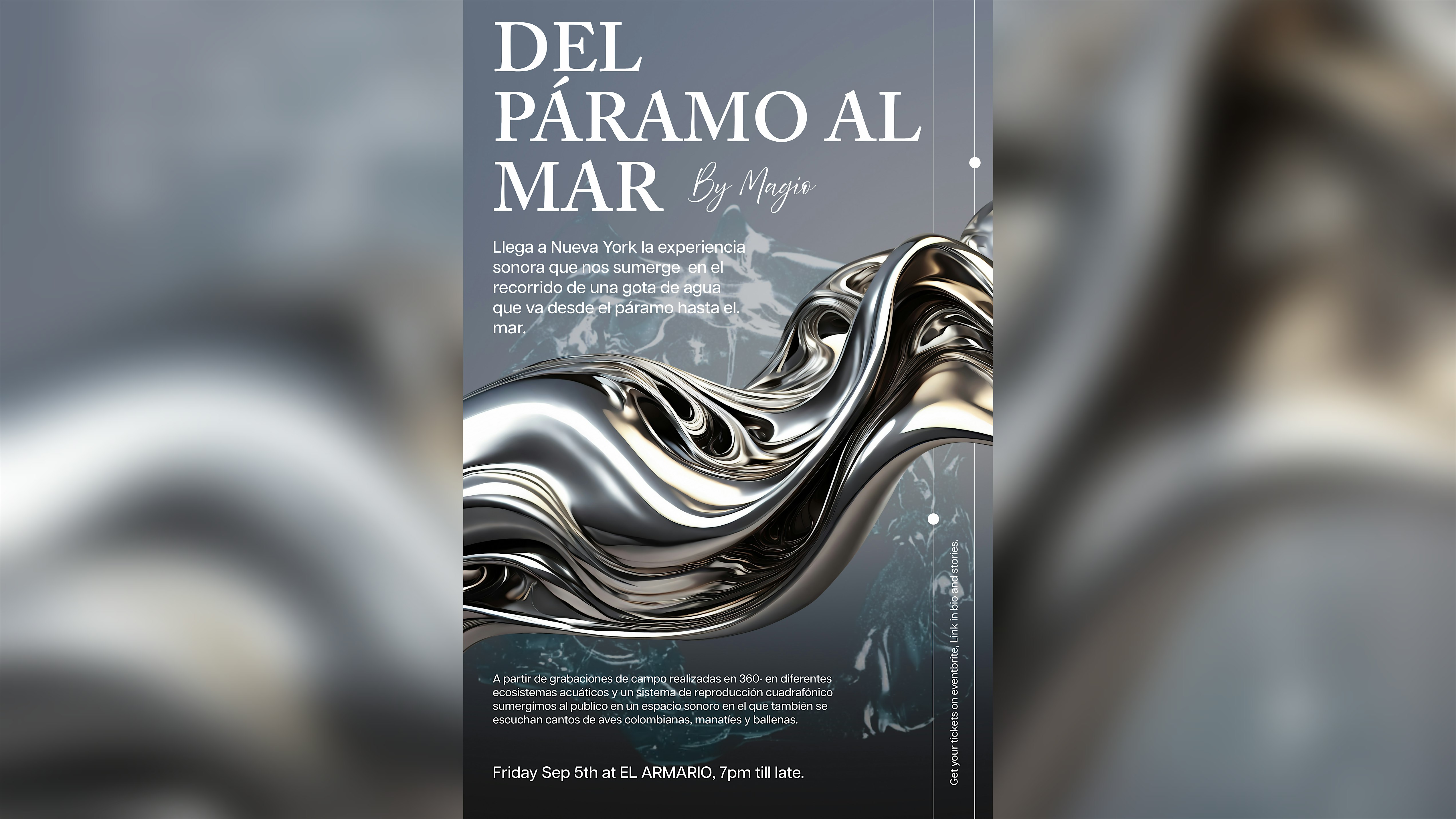 DEL PÁRAMO AL MAR at El Armario – Brooklyn, NY