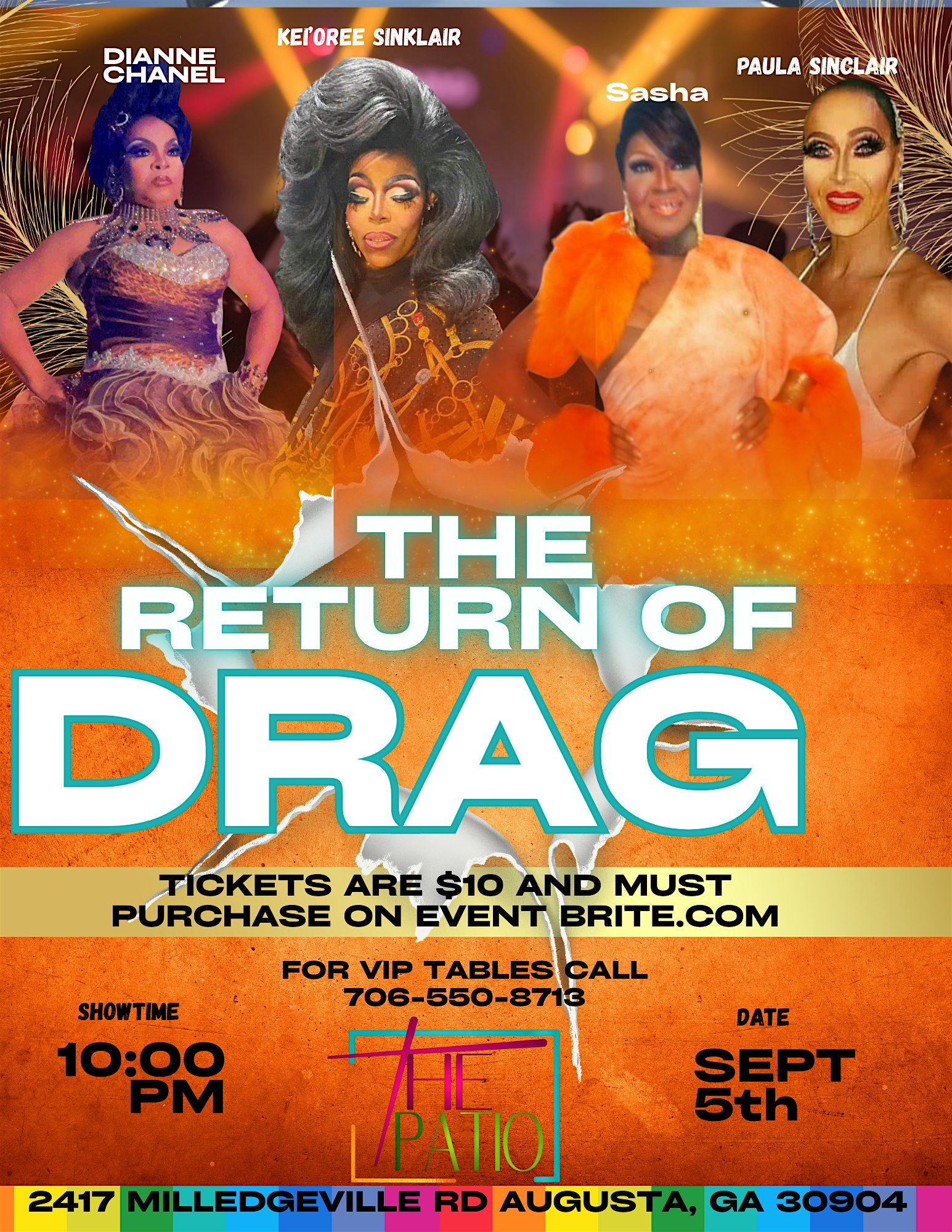 The Return Of Drag at 2417 Milledgeville Rd – Augusta, GA