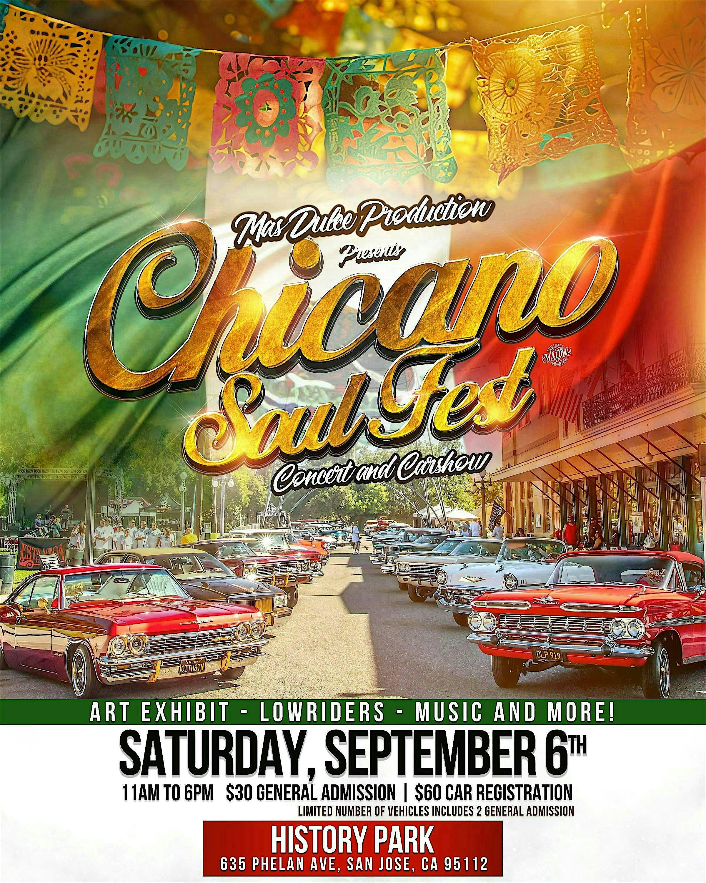 Chicano Soul Fest at History Park (operated by History San Jose) – San Jose, CA