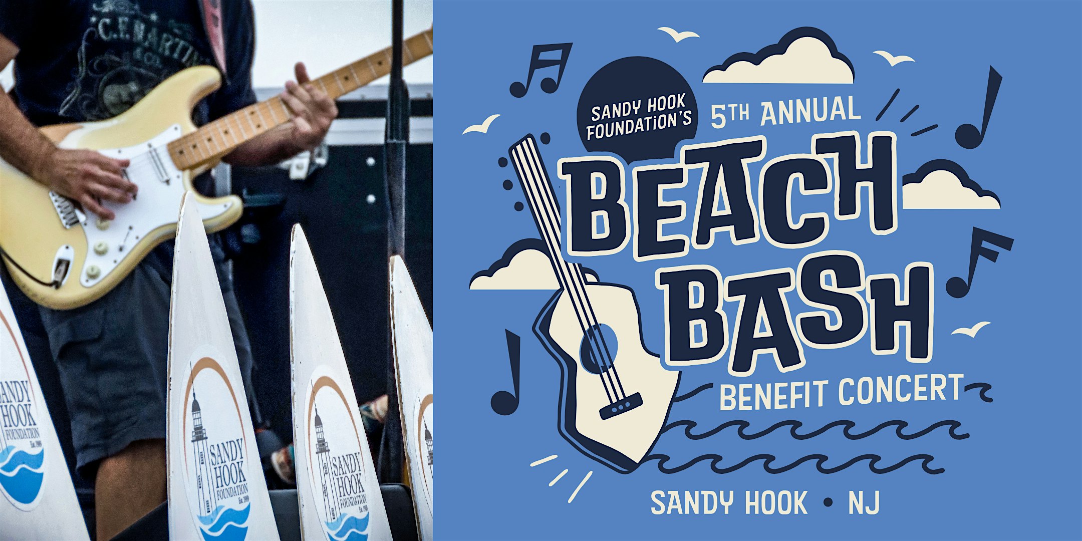 5th Annual Beach Bash Benefit Concert at Sandy Hook Beach E – Highlands, NJ
