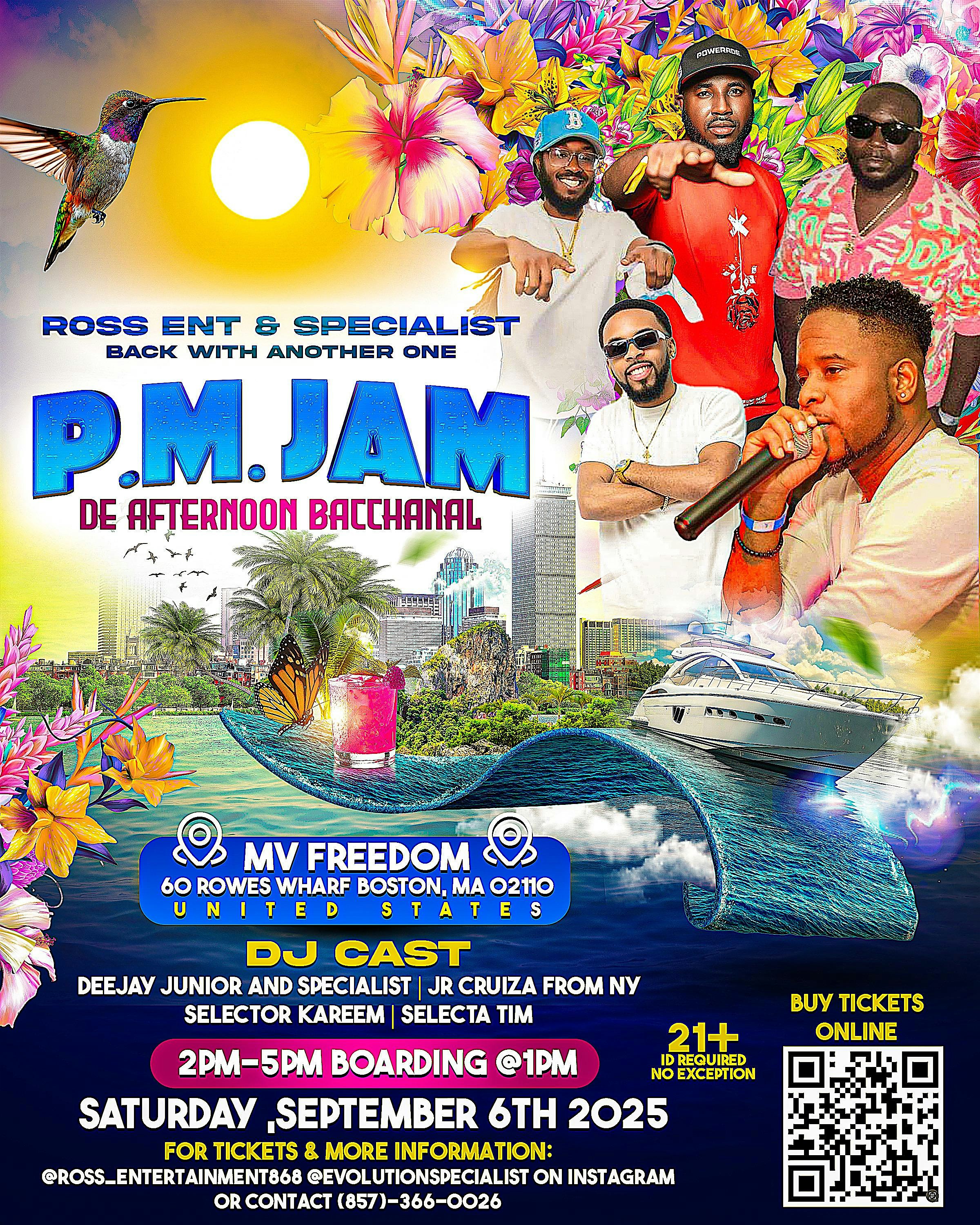 P.M. JAM at 60 Rowes Wharf – Boston, MA