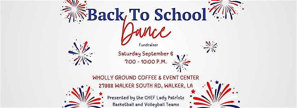 2025 Back to School Dance at Wholly Ground Church, Rental Venue, & Coffee Shop – Walker, LA