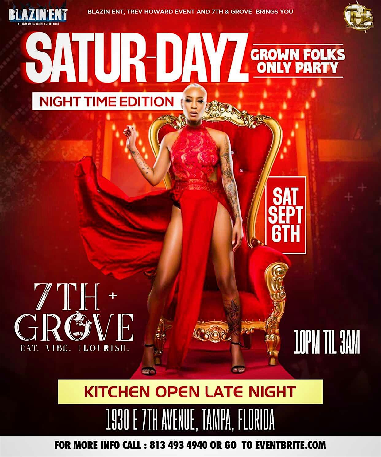 Grown Folks Only “Night Time Edition” at 7th + Grove – Tampa, FL