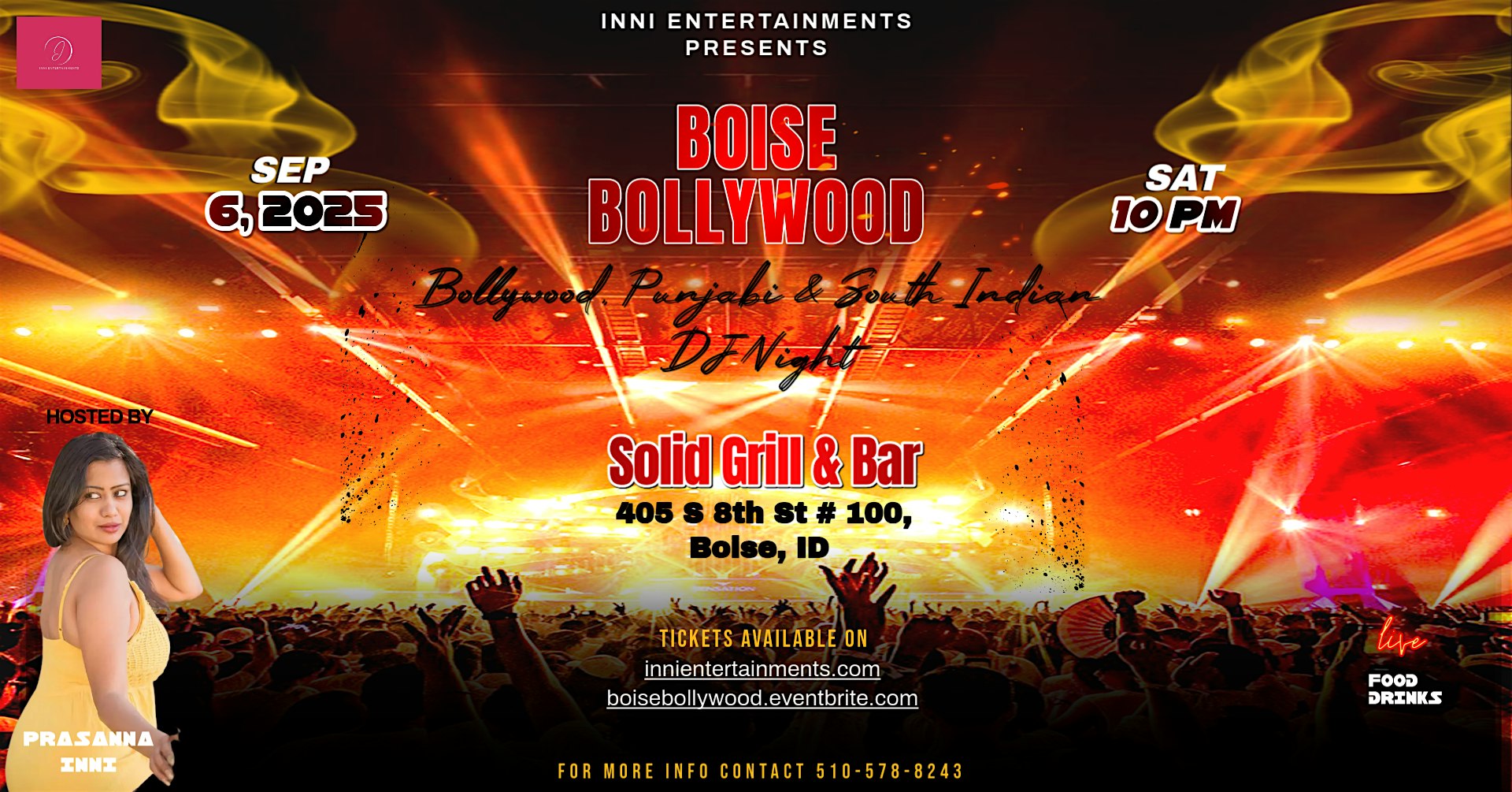 Boise Bollywood at Solid Grill & Bar – Boise, ID