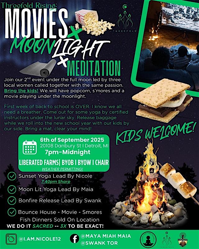Movies x Moonligt x Meditation at 20108 Danbury St – Highland Park, MI