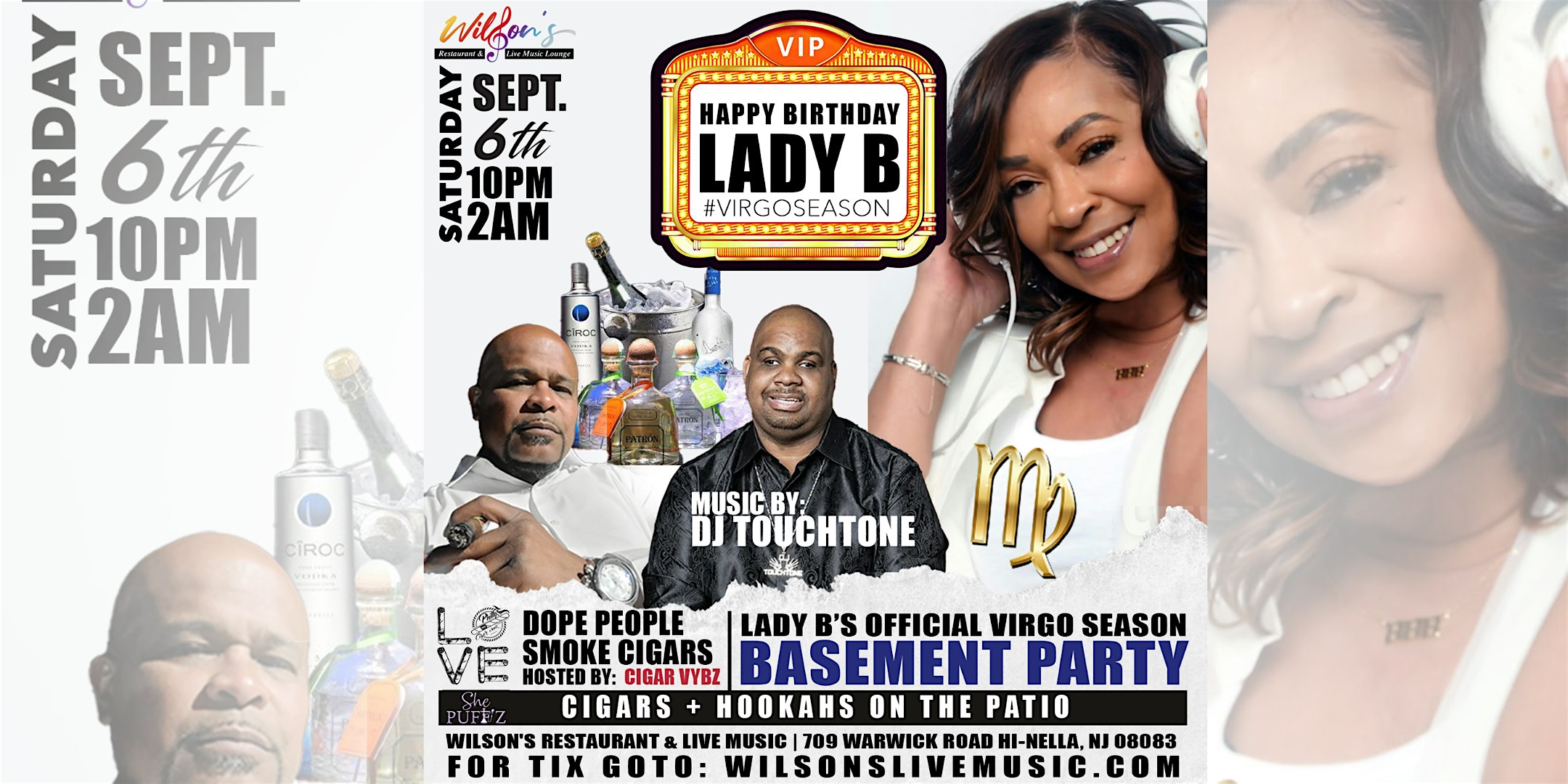 Happy Birthday Lady B Virgo Season Basement Party at Wilson’s Restaurant & Live Music – Hi-Nella, NJ