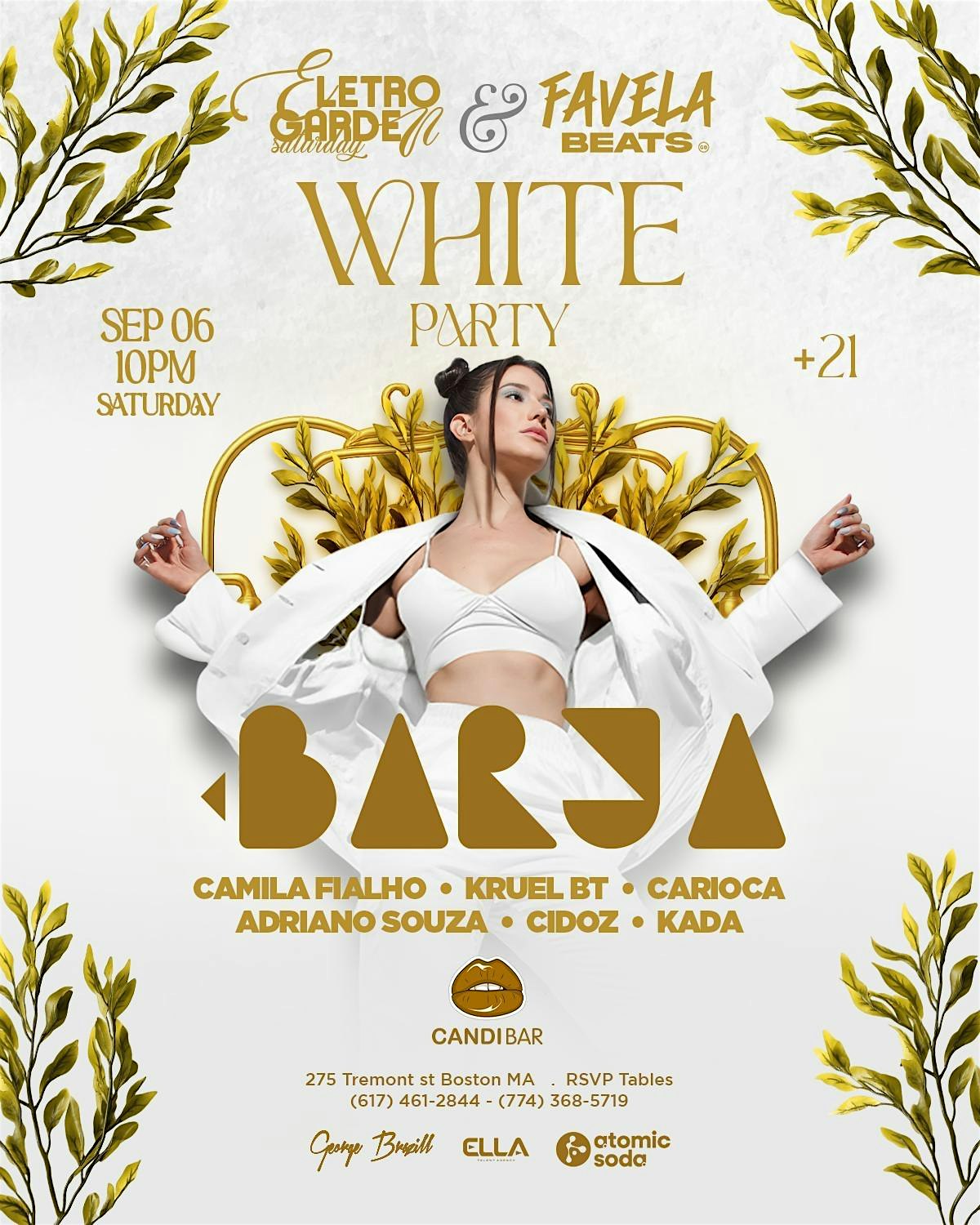 White Party | Favela Beats @Candibar at Candibar Boston – Boston, MA