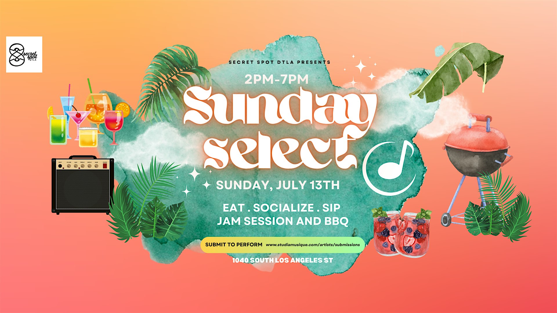 Secret Spot DTLA Presents: Sunday Select at Secret Spot DTLA – Los Angeles, CA