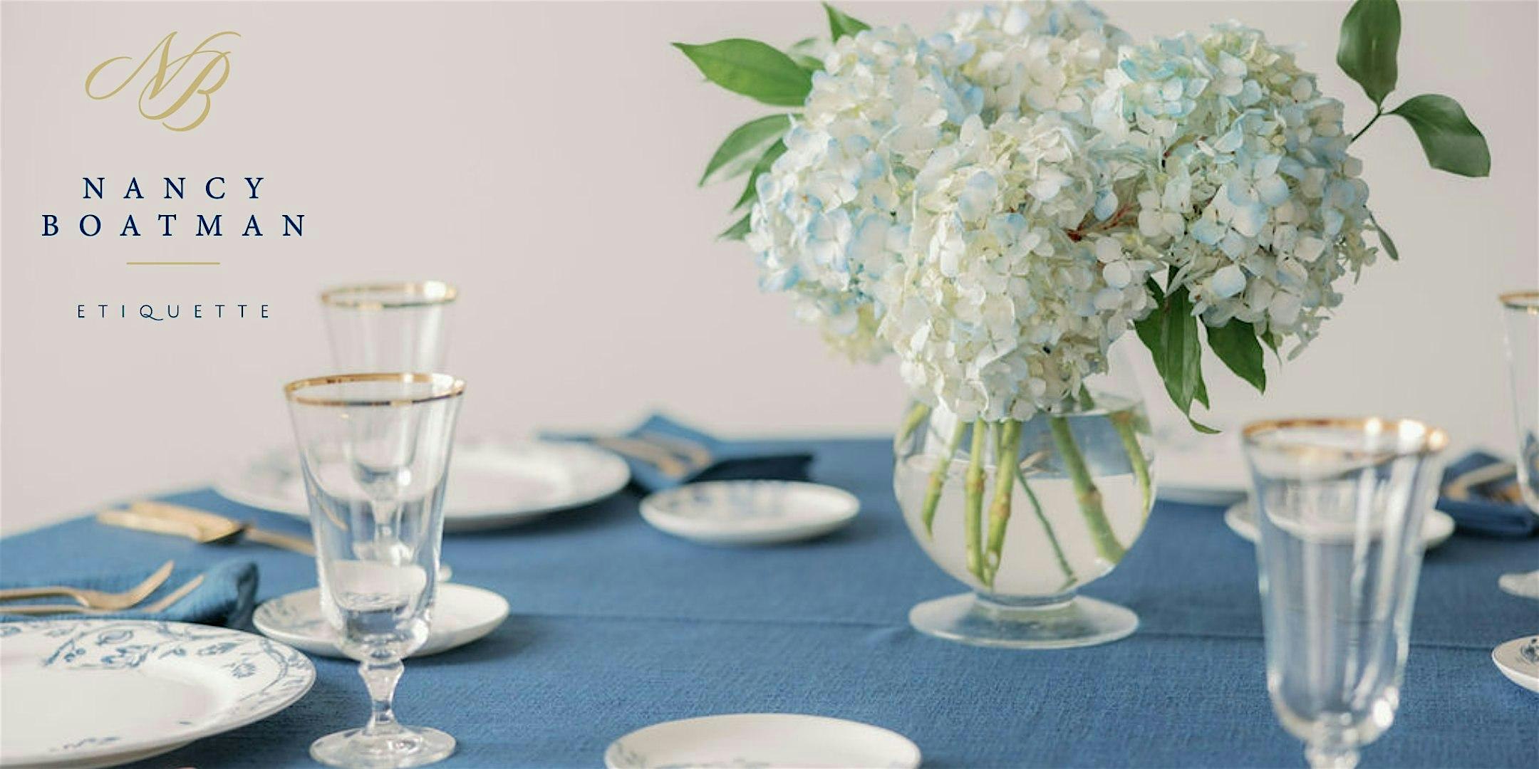 Dining Etiquette Class at Sayre School – Lexington, KY