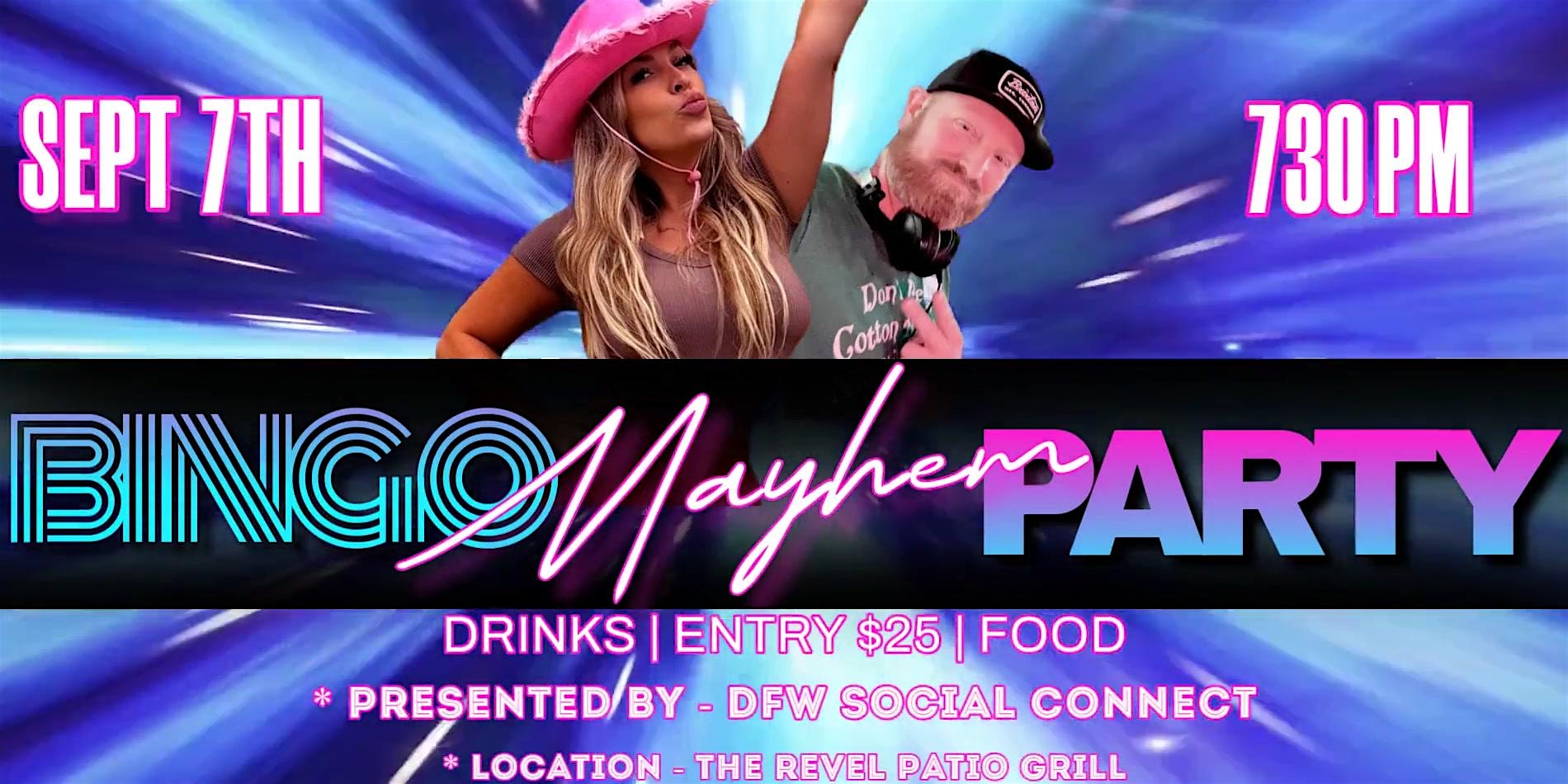 DFW Social Connect Presents: BINGO MAYHEM! at The Revel – Frisco, TX
