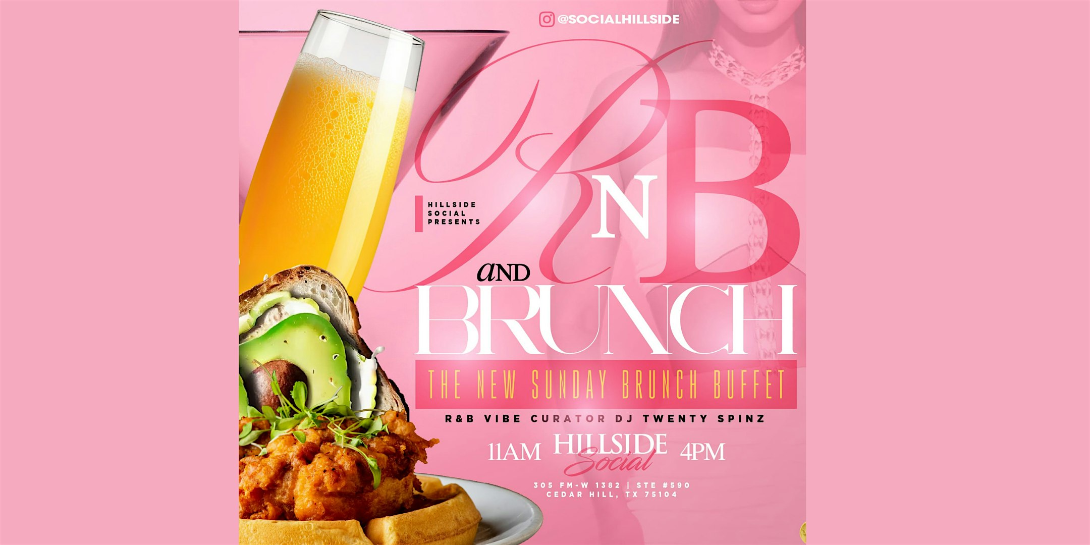 R&B and Brunch at 305 W Farm to Market Rd 1382 ste 314 – Cedar Hill, TX