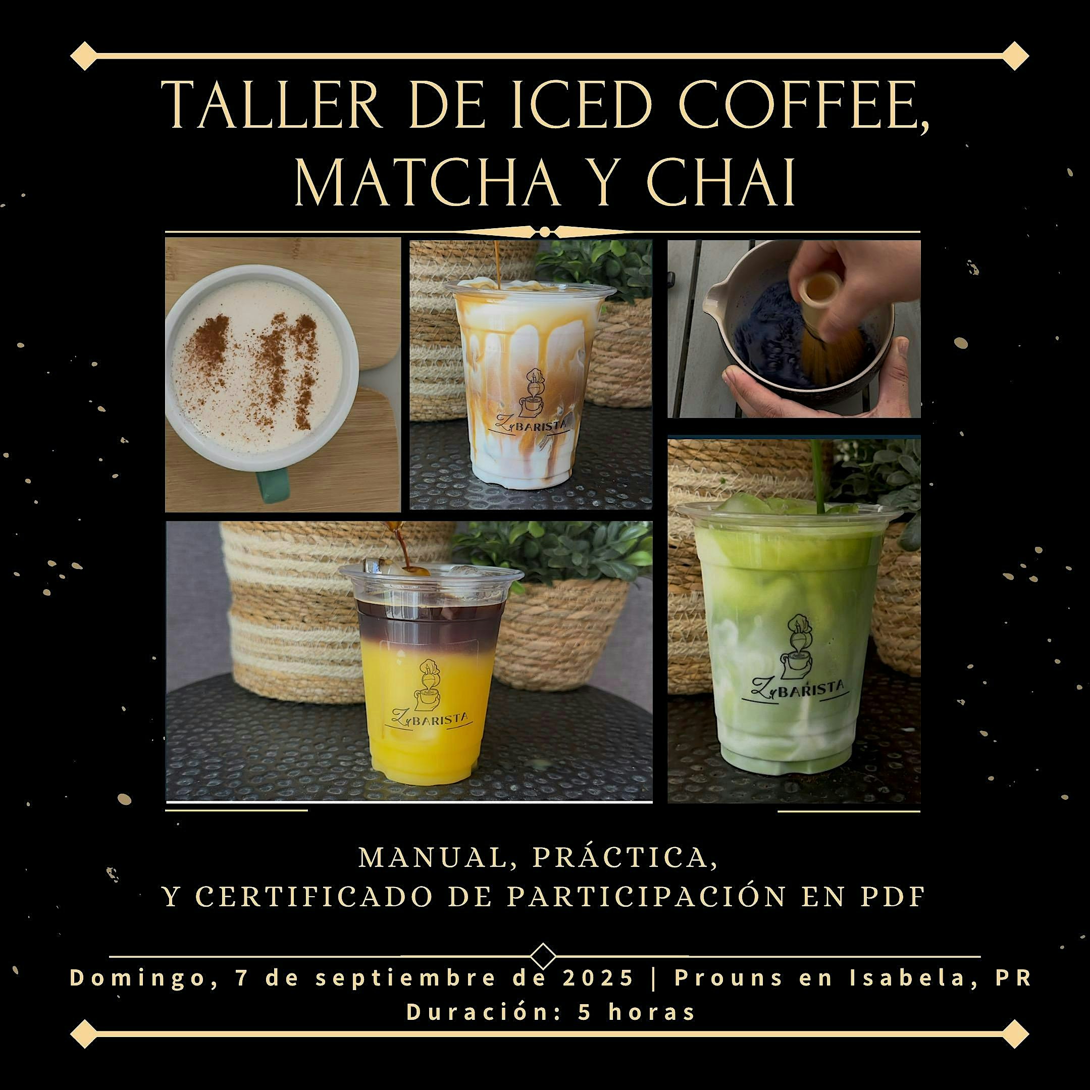 Taller de Iced Coffee, Matcha y Chai at Prouns – Guerrero, Isabela