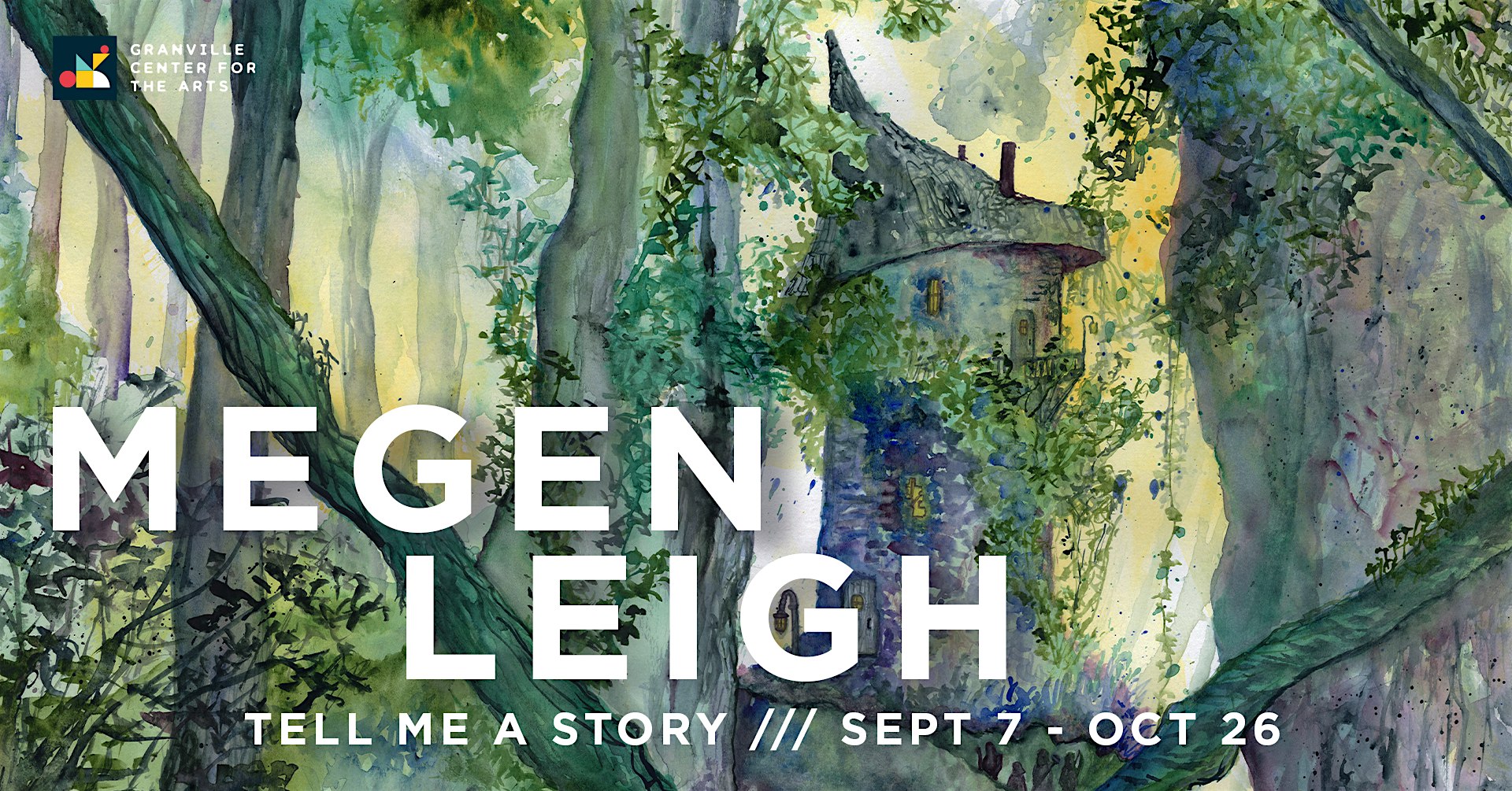 Opening Gallery Reception for Watercolor Artist Megen Leigh at Granville Center for the Arts – Granville, OH