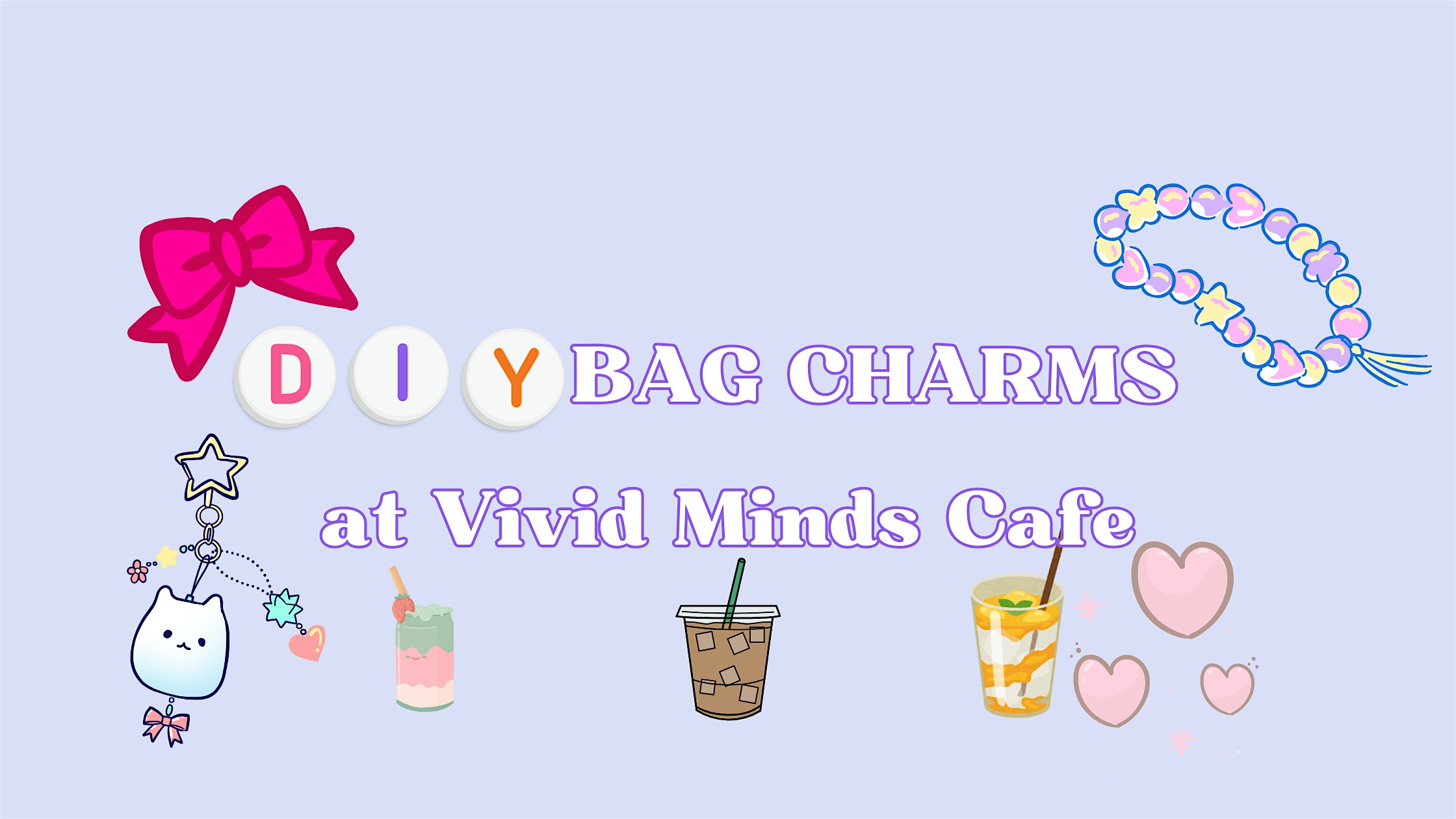DIY Bag Charms @ Vivid Minds Cafe at 1545 S Broadway – Denver, CO