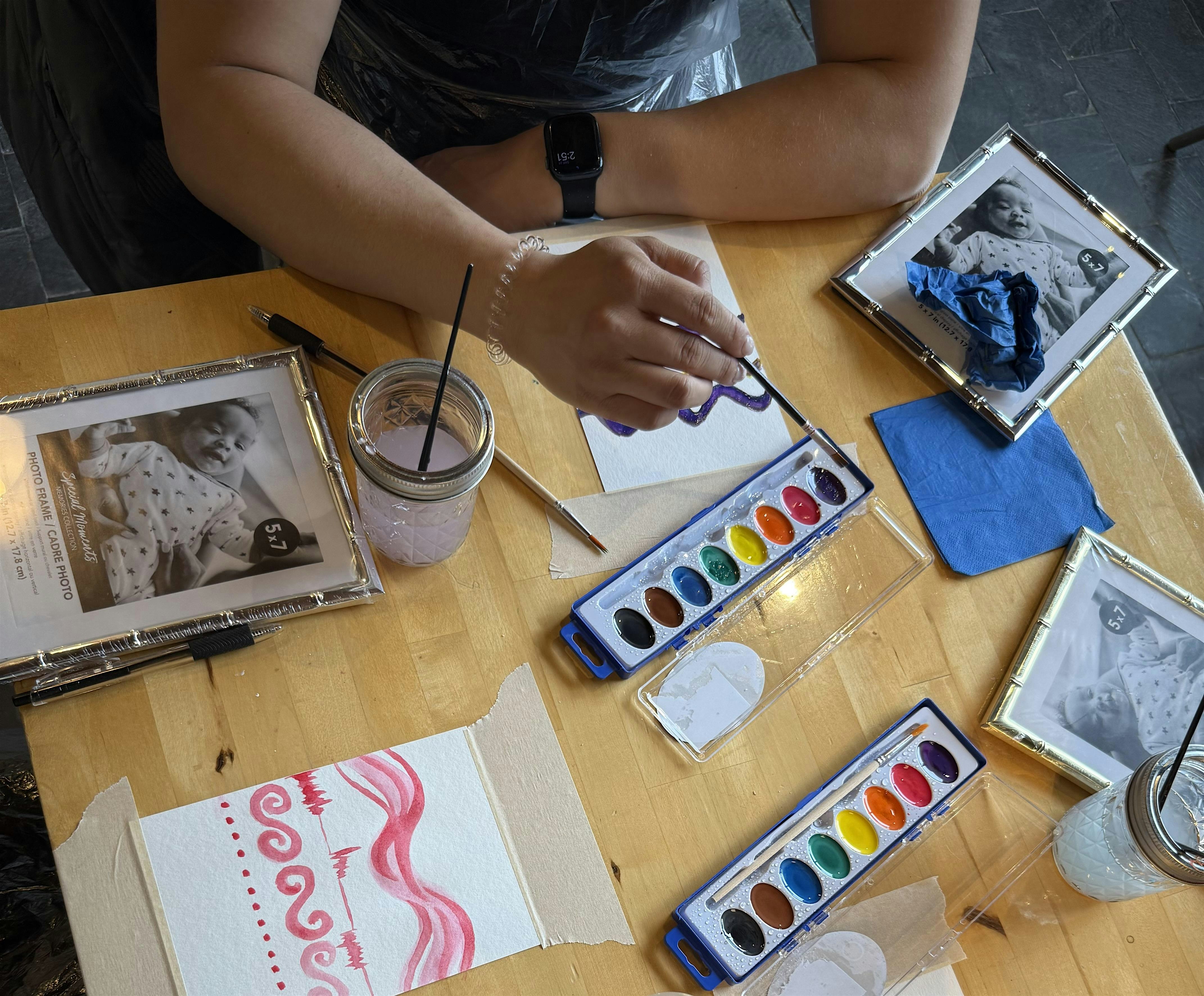 Mindful Water Color Paint Class at Faneuil Hall Marketplace – Boston, MA