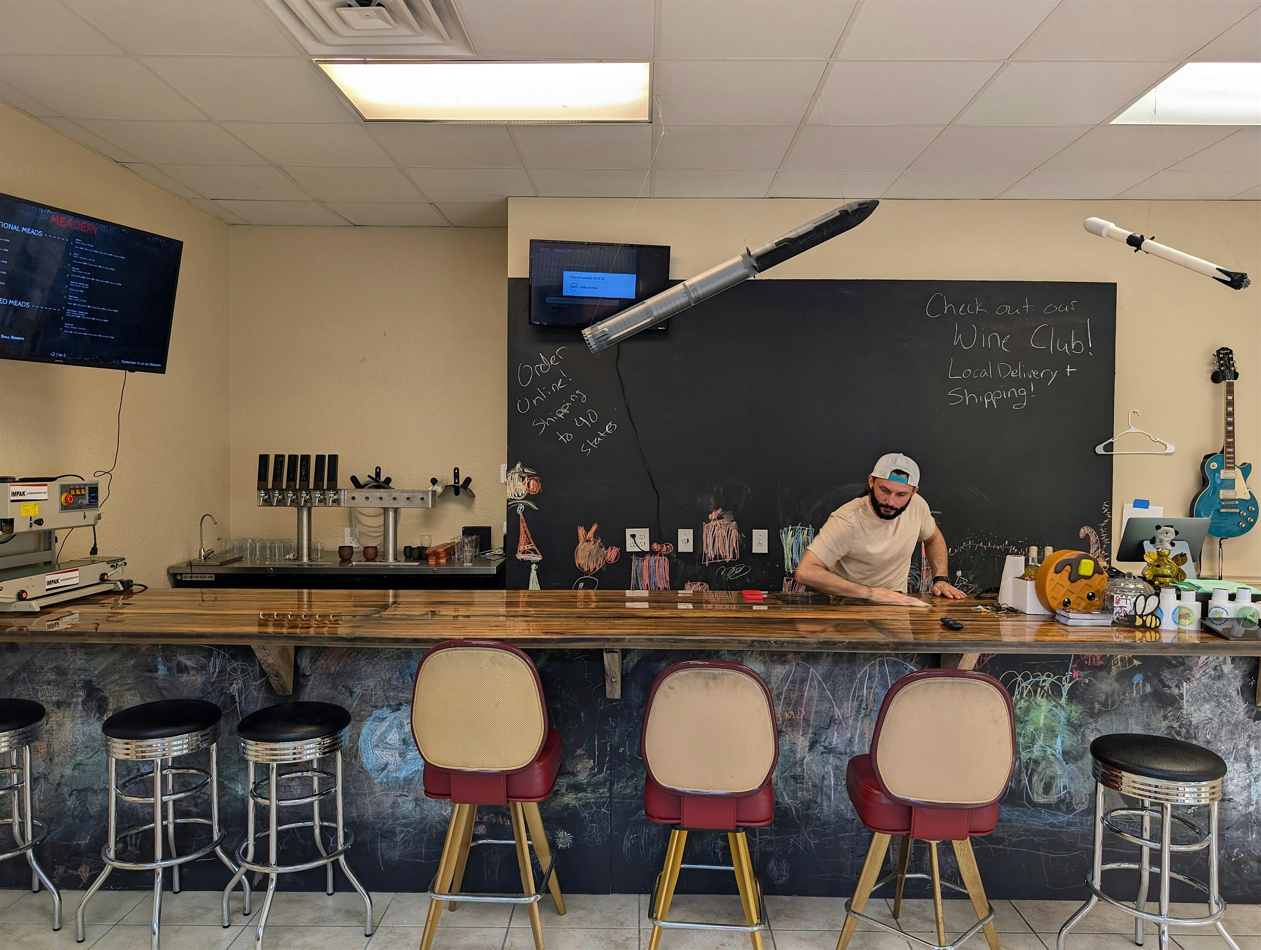 Host Your Event at Waffle Sauce Meadery – Rent Our Unique Tasting Room at Waffle-Sauce Meadery – Merritt Island, FL