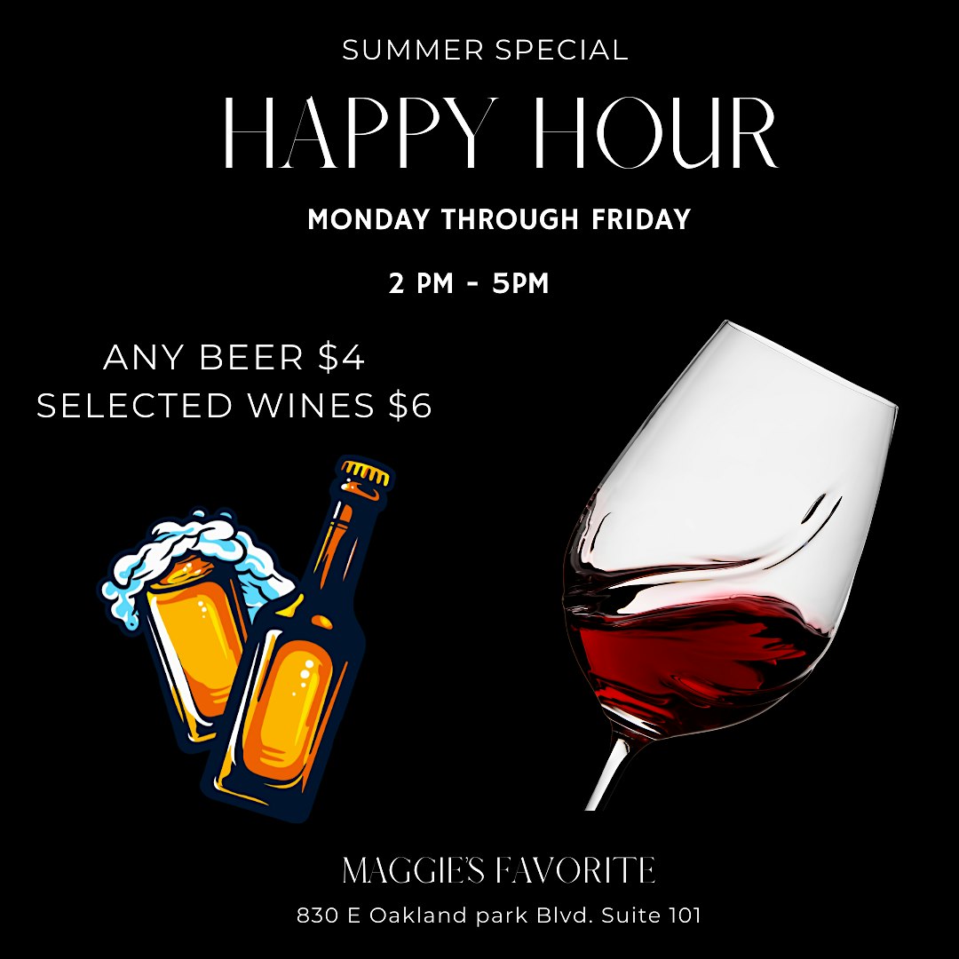 Happy hour at Maggie’s favorite at Maggie’s Favorite – Oakland Park, FL