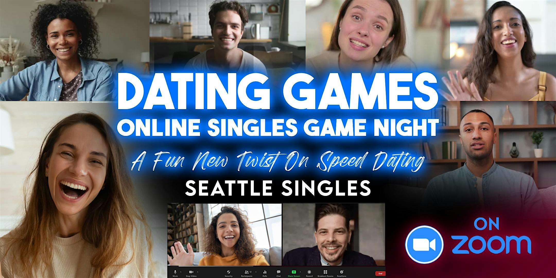 Seattle Online Speed Dating Event With Fun & Games Icebreakers – On Zoom at Seattle – Seattle, WA