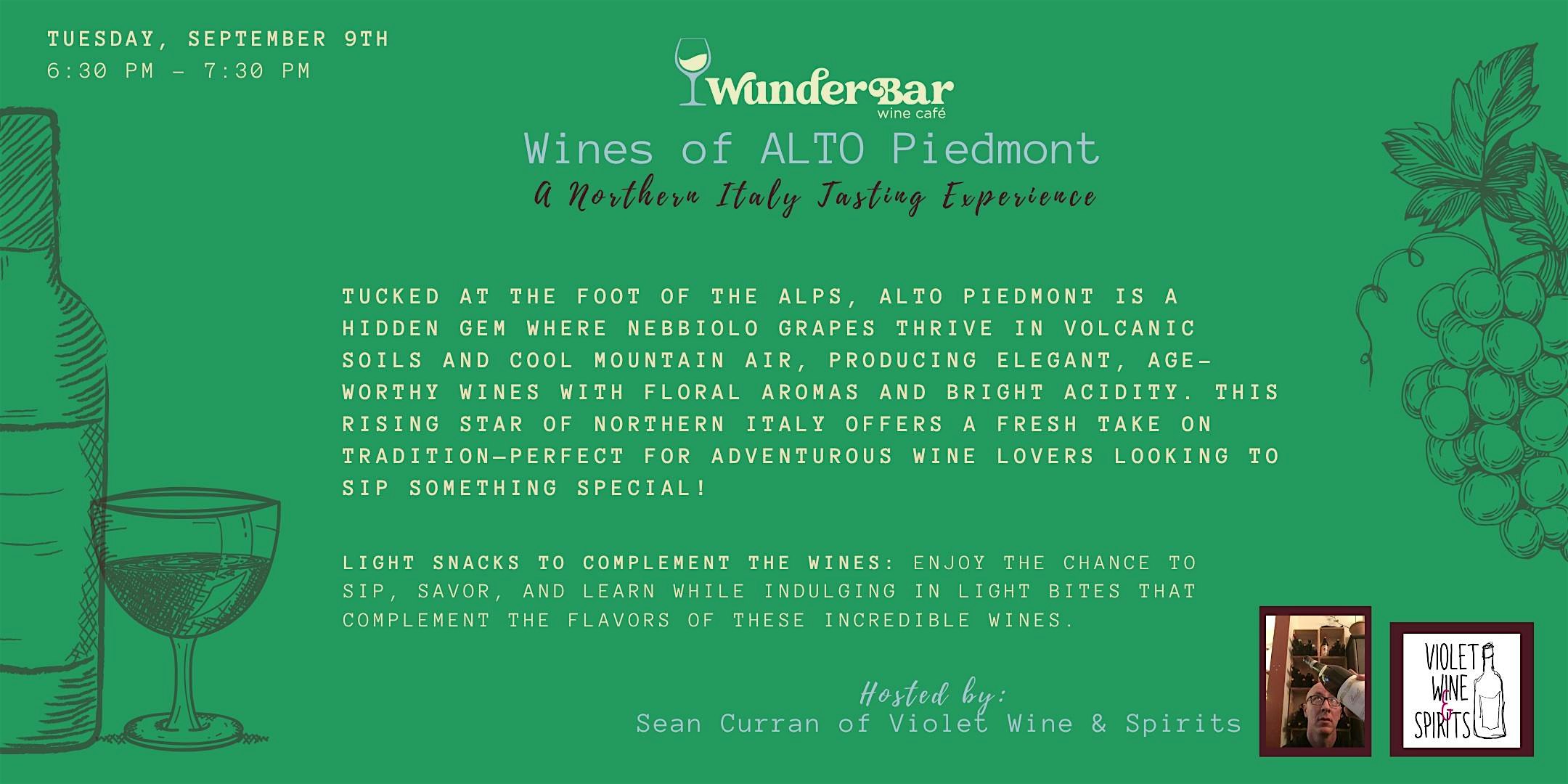 Wines of Alto Piedmont at Aki’s BreadHaus & WunderBar – Minneapolis, MN