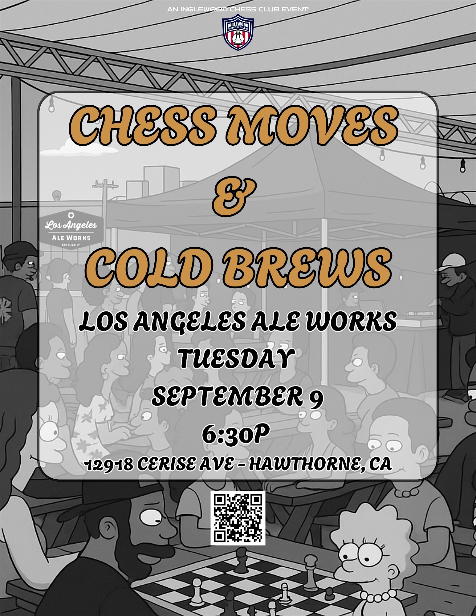 Chess Moves & Cold Brews at Los Angeles Ale Works – Brewery & Tasting Room – Hawthorne, CA