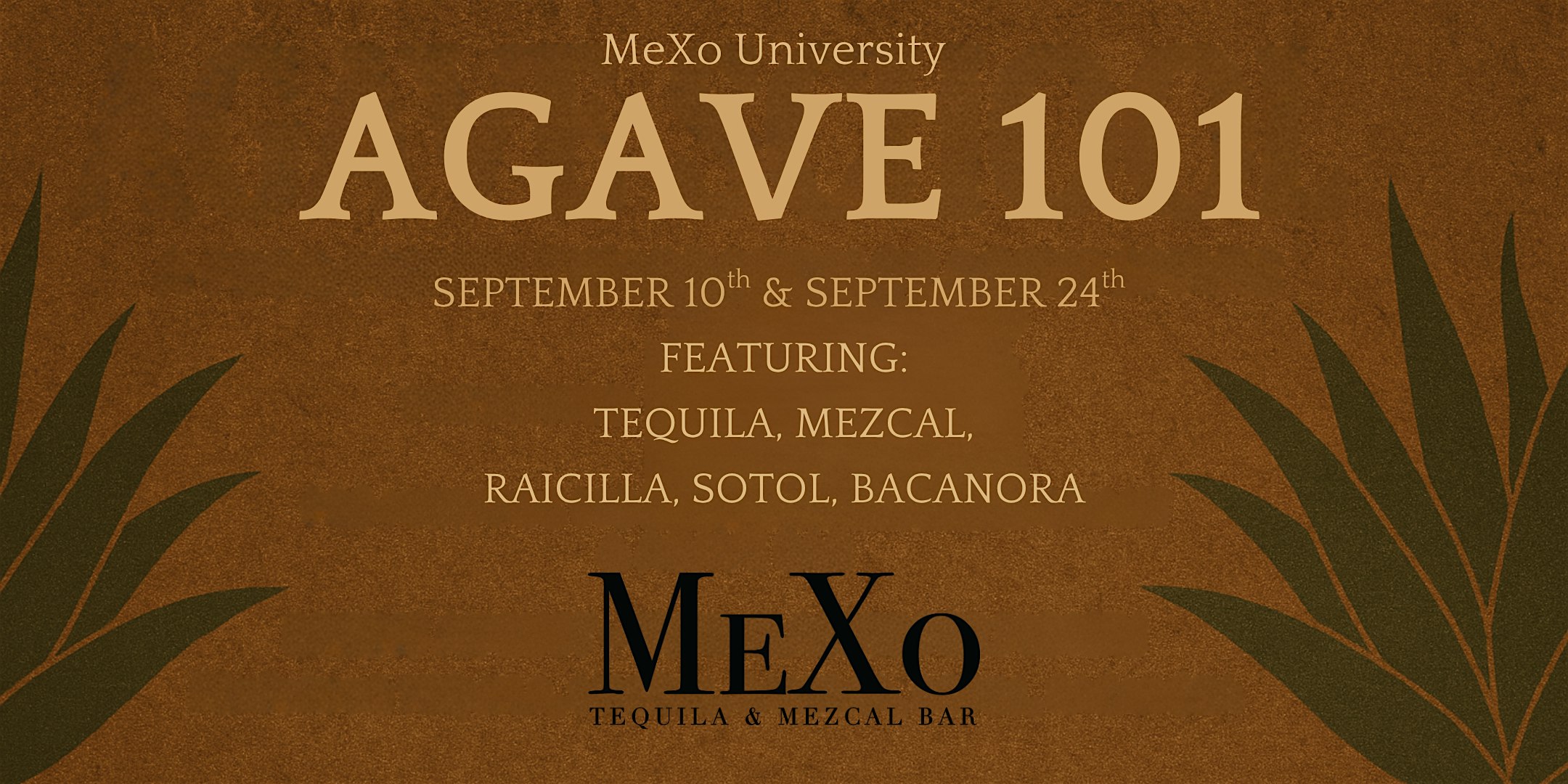 MeXo University: Agave Spirits 101 at MeXo – Grand Rapids, MI